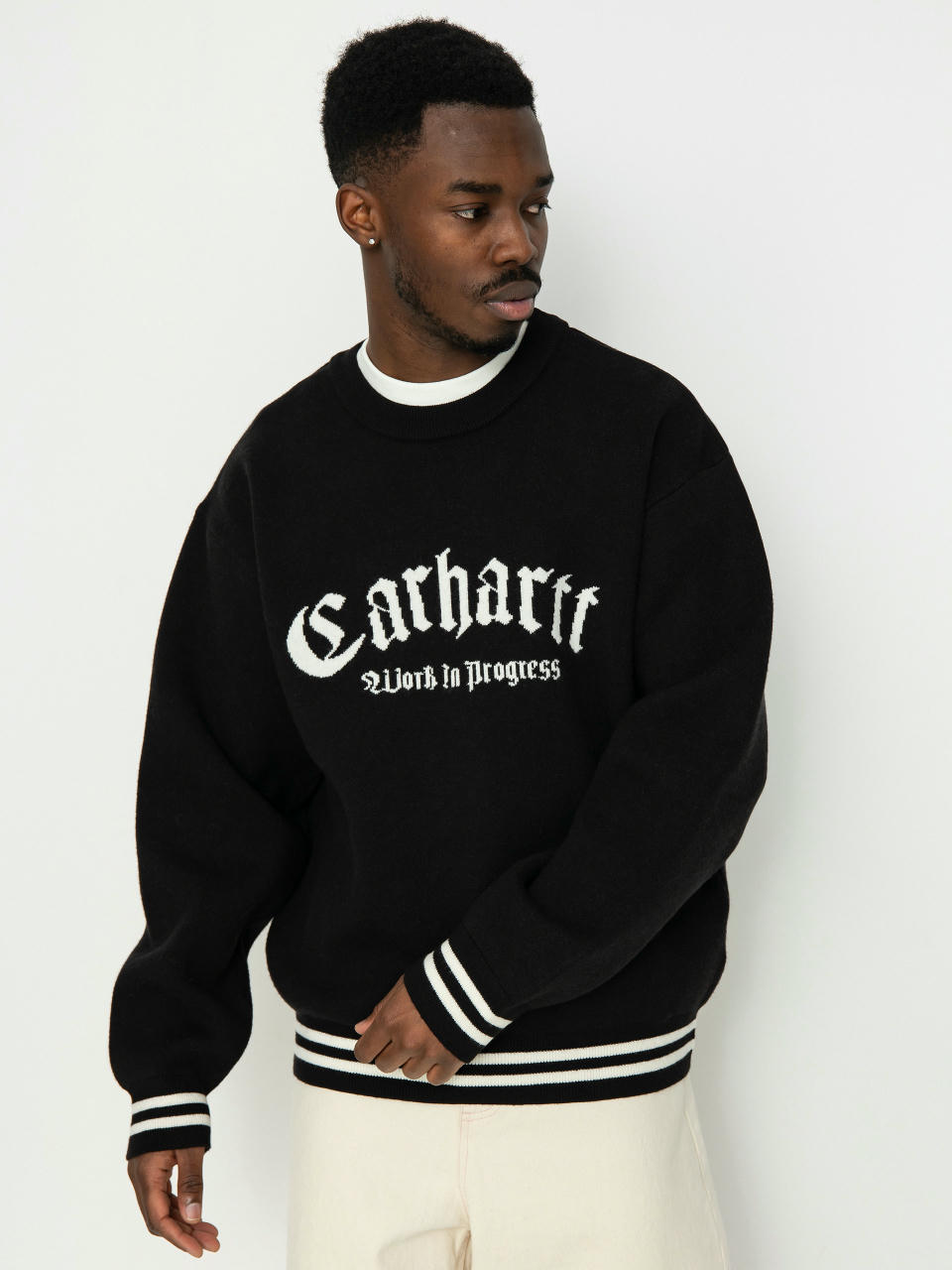 Pulover Carhartt WIP Onyx (black/wax)