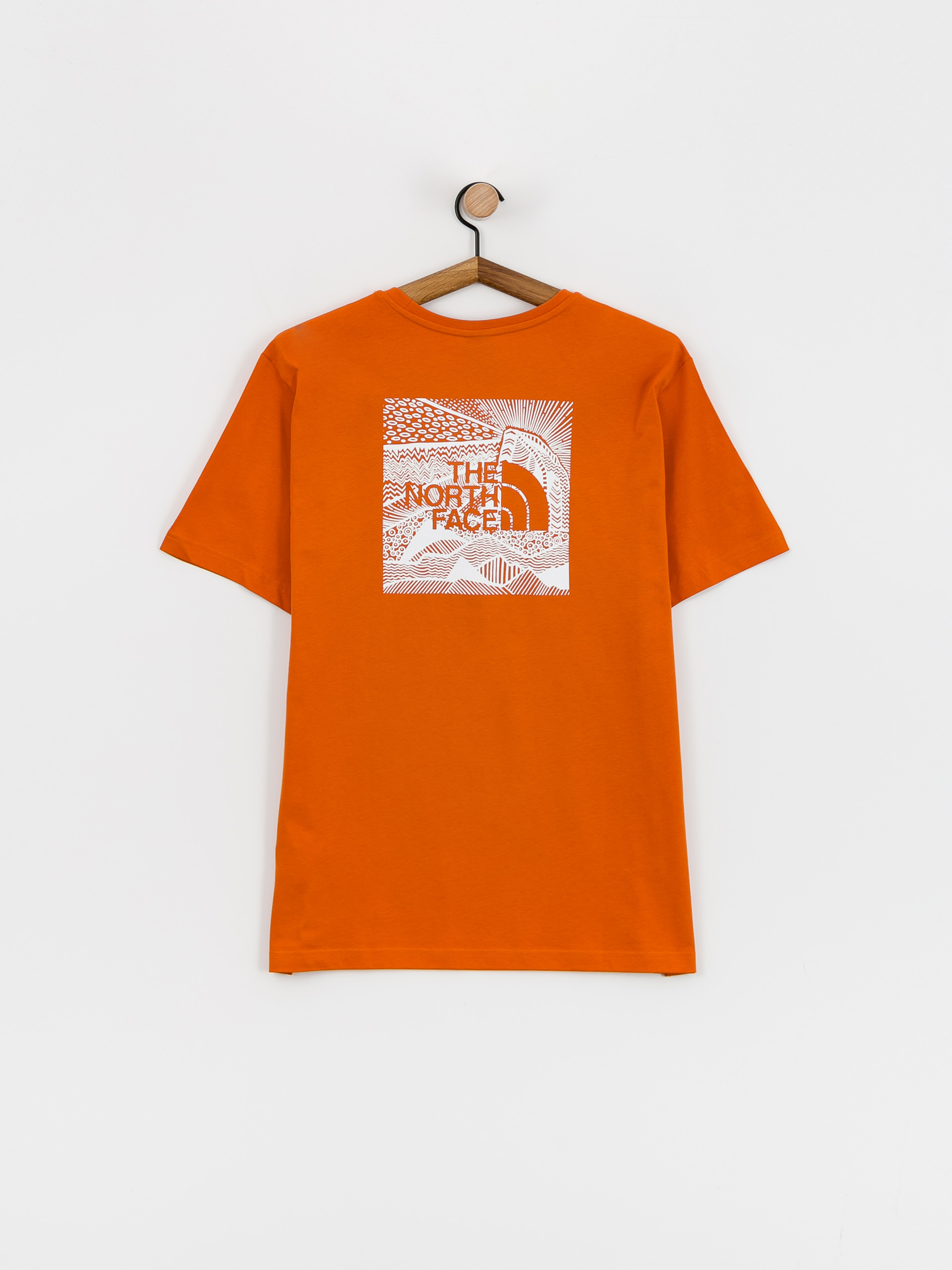 Tricou The North Face Redbox Celebration - portocaliu (desert rust)