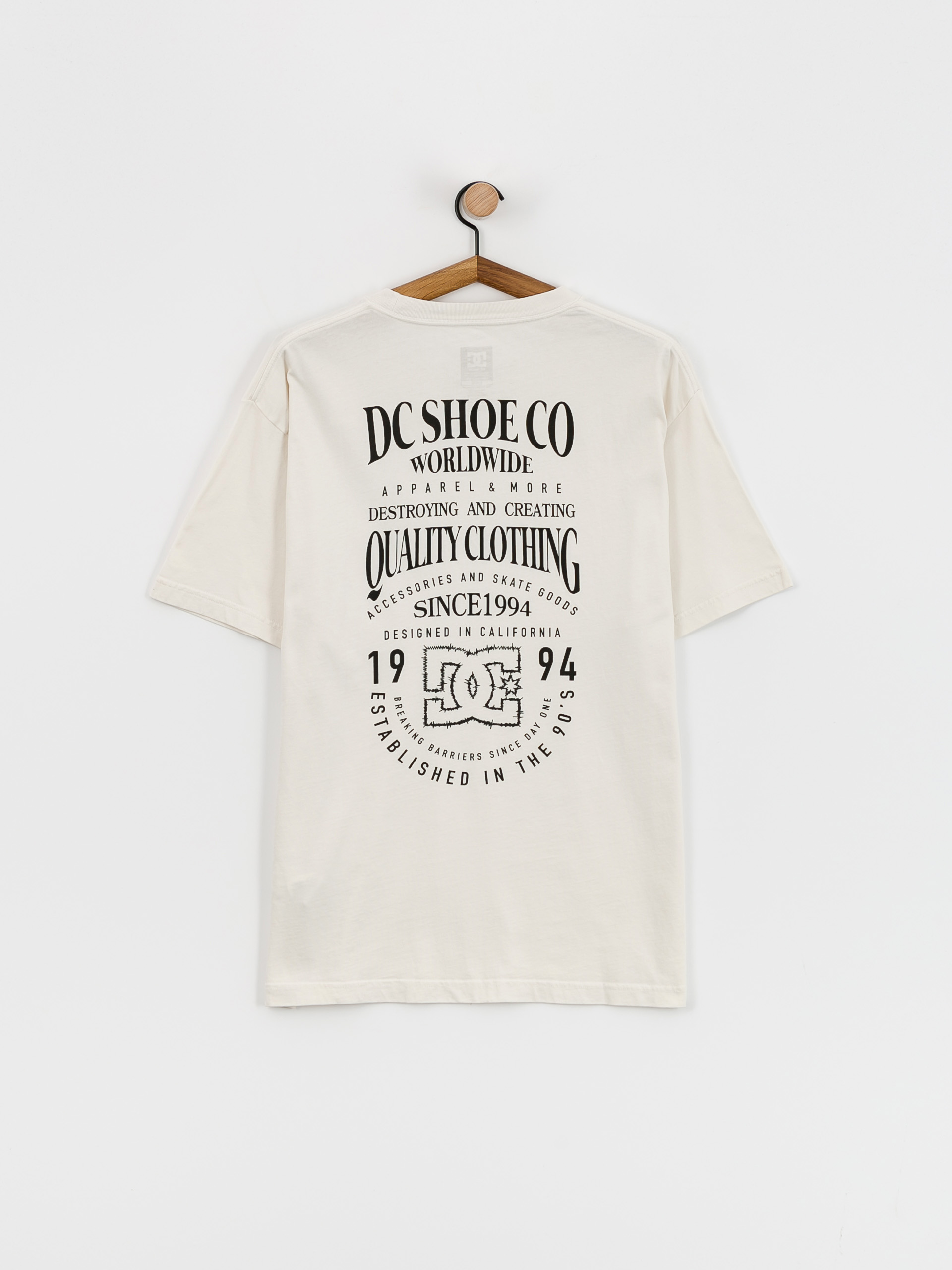 Tricou DC High Rise (lily white acid wash)