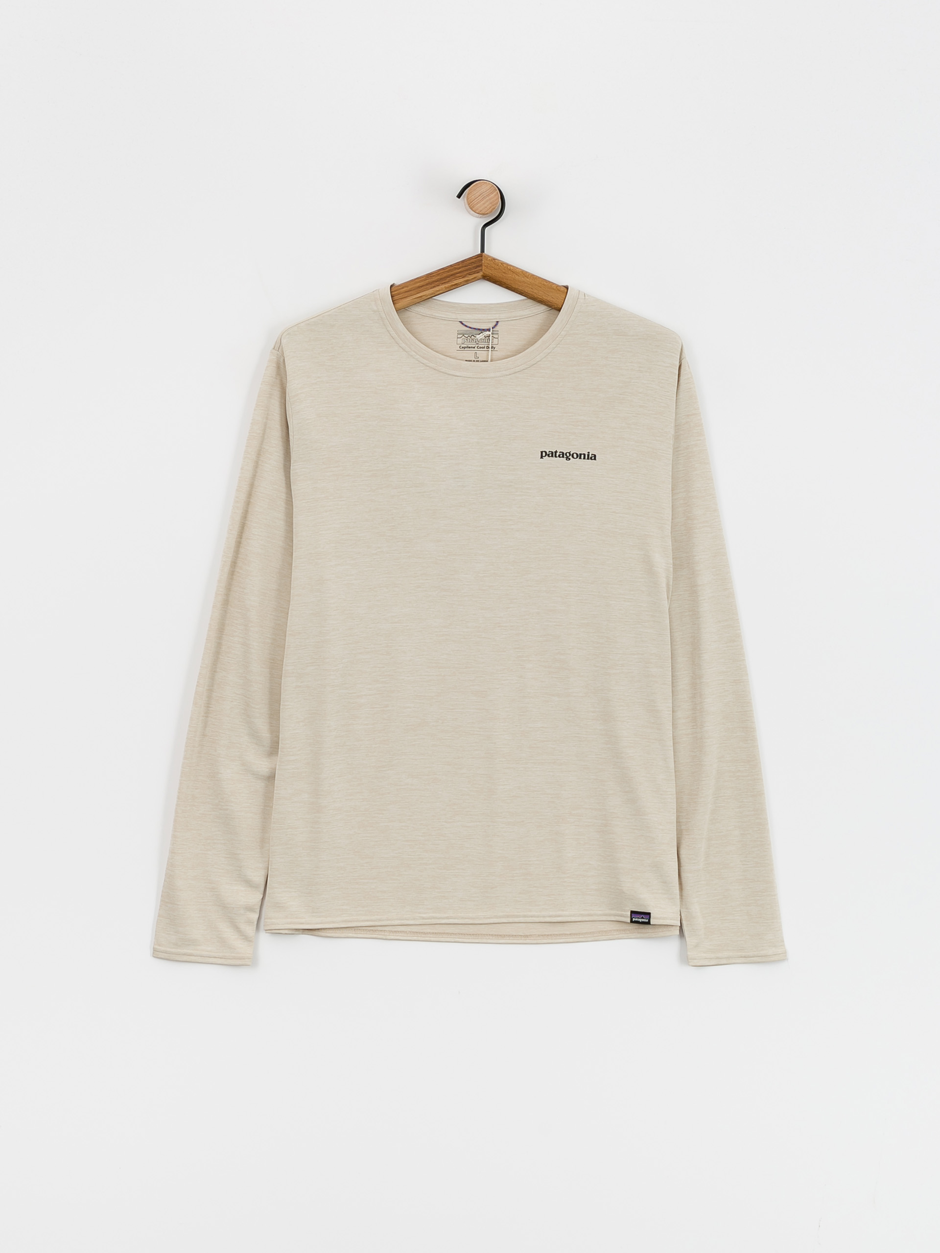 Longsleeve Patagonia Cap Cool Daily Graphic (fitz roy trout pumice x-dye)