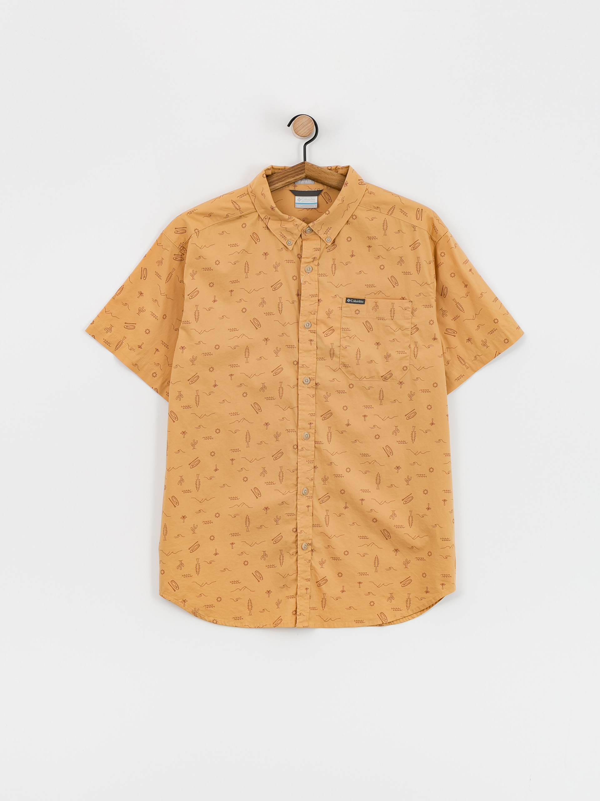 Cămașă Columbia Rapid Rivers Printed (light camel explorer)