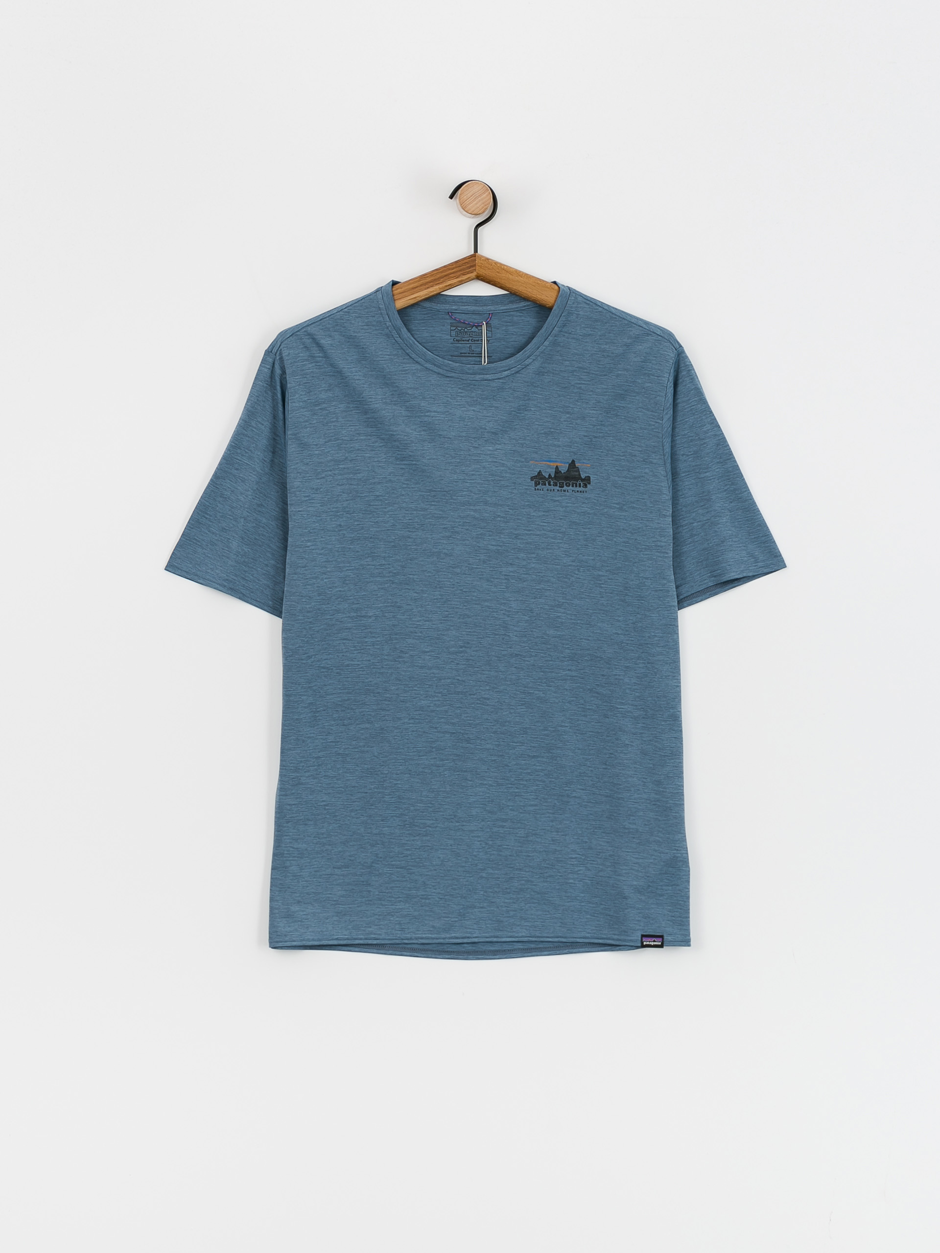 Tricou Patagonia Cap Cool Daily Graphic (73 skyline utility blue x-dye)