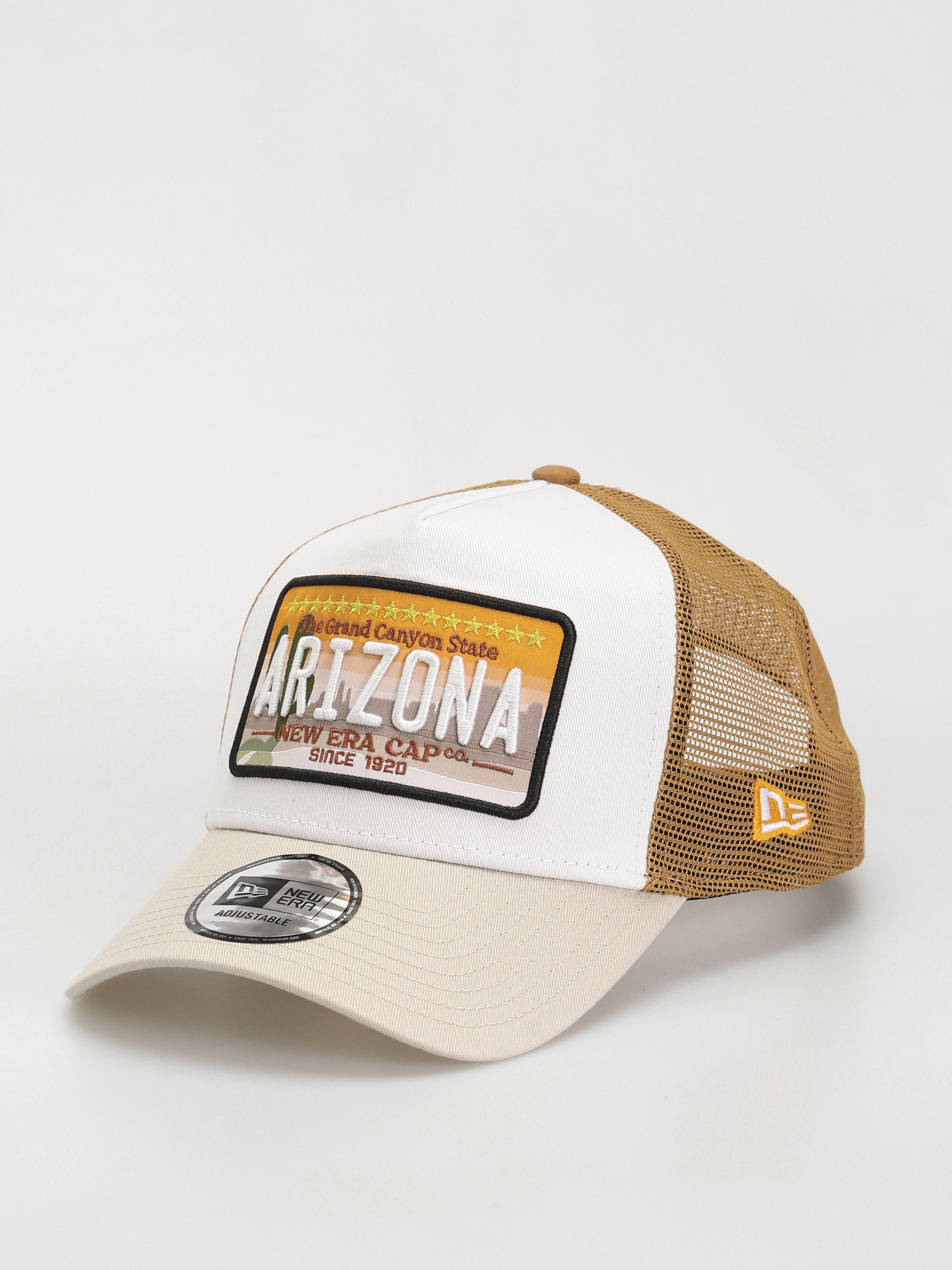 Șapcă New Era Patch Trucker (stone/white)
