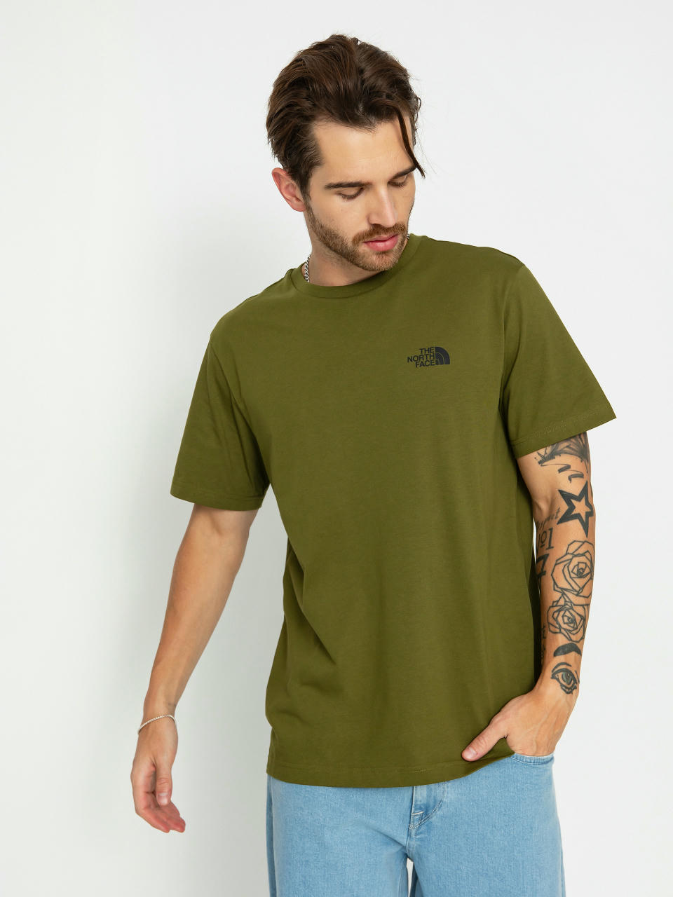 Tricou The North Face Simple Dome (forest olive)