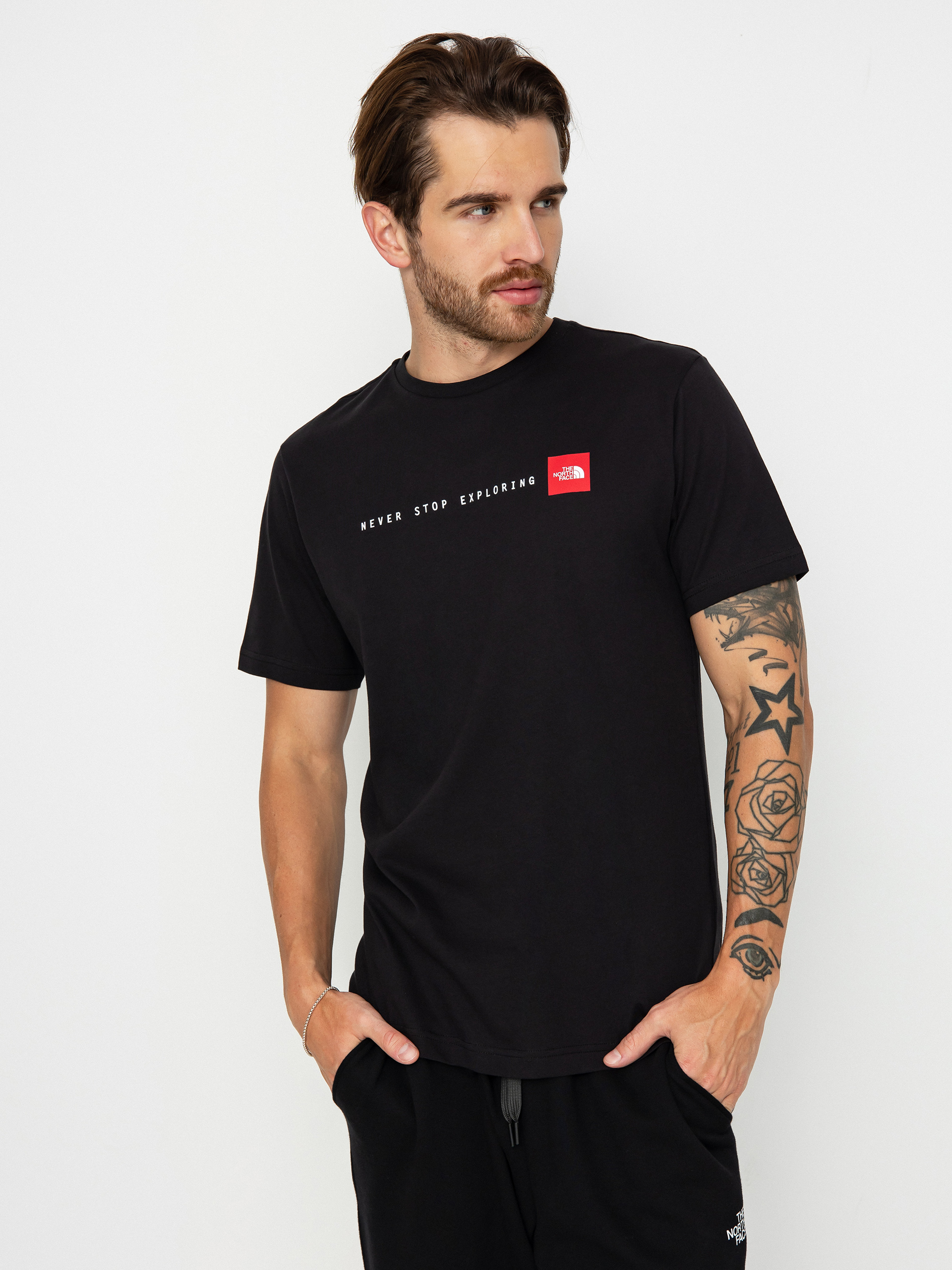 トップス RT-8118779614 Tricou The North Face Never Stop Exploring - negru (tnf black)