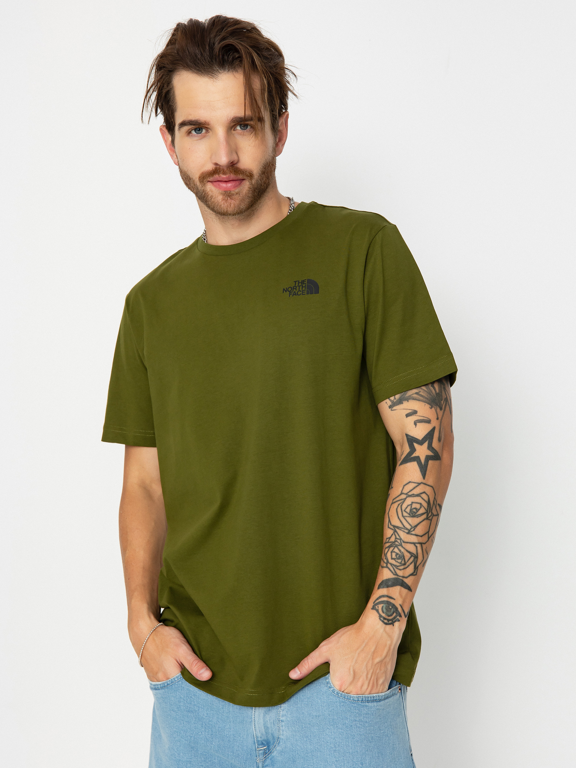 Tricou The North Face Redbox Celebration (forest olive)