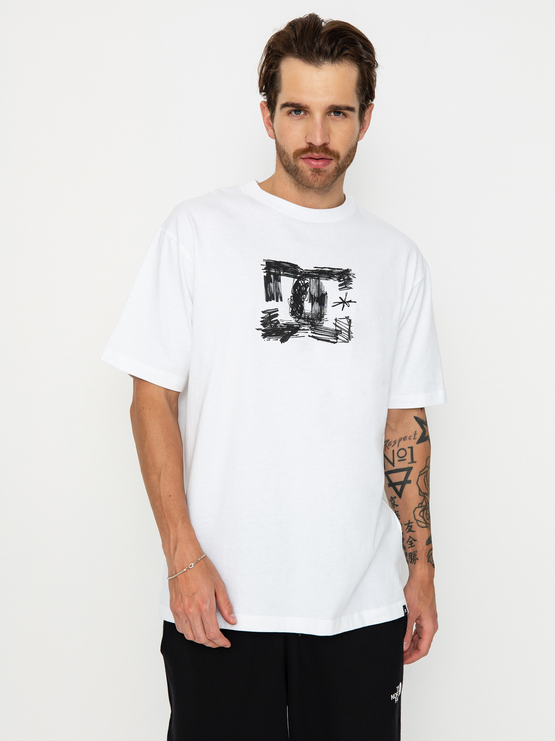 Tricou DC Sketchy (white)