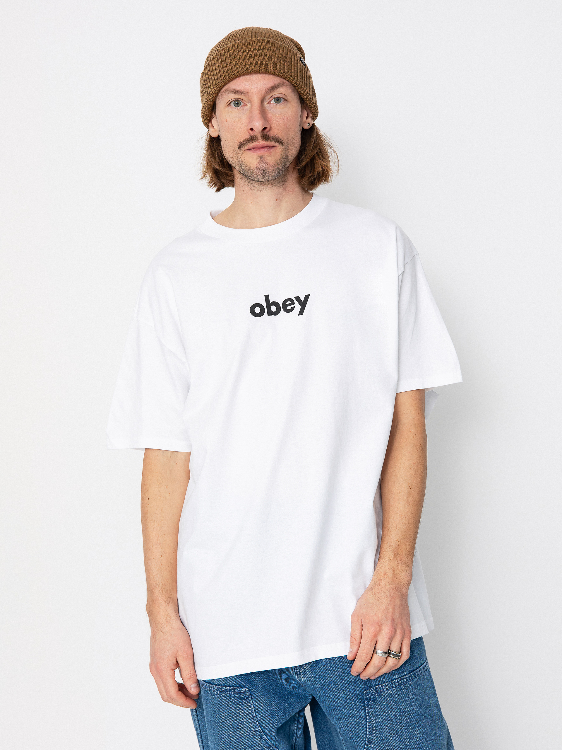 Tricou OBEY Lower Case 2 (white)