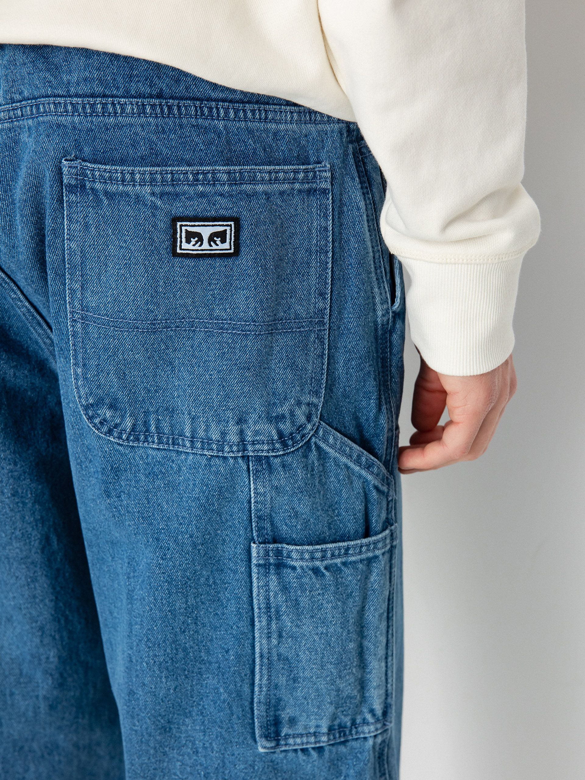 Pantaloni OBEY Bigwig Denim Carpenter (light indigo)