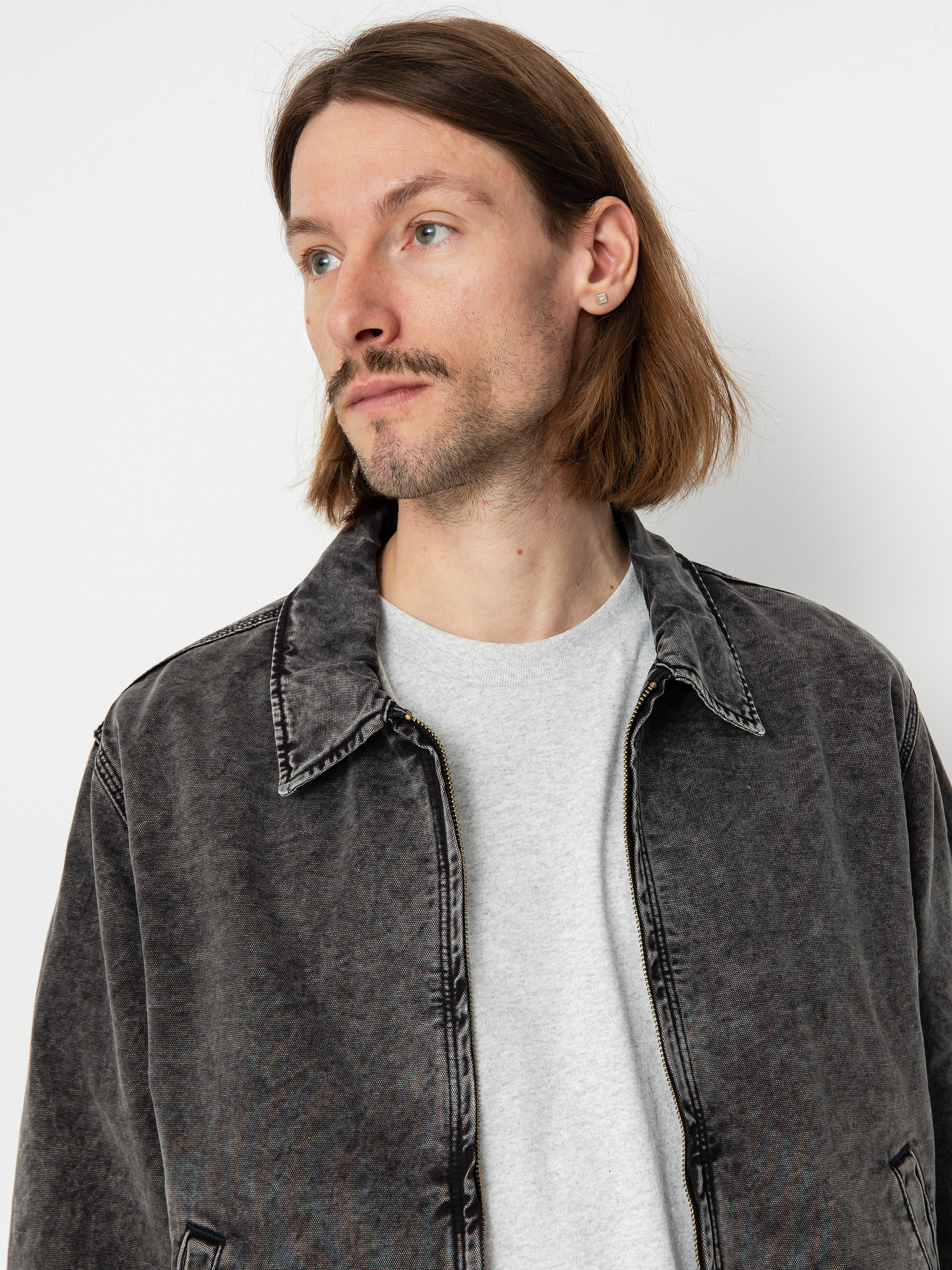 Geacă Dickies Newington (dble dye/acid wash black)