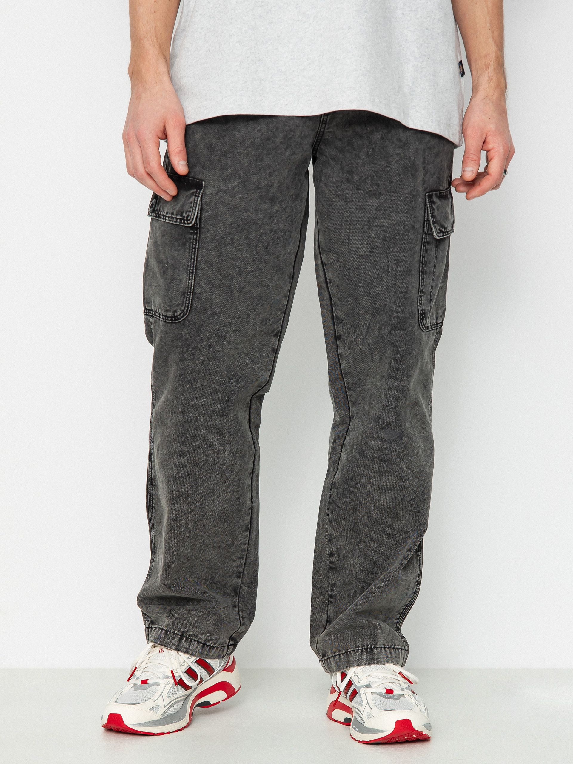 Pantaloni Dickies Newington (dble dye/acid wash black)