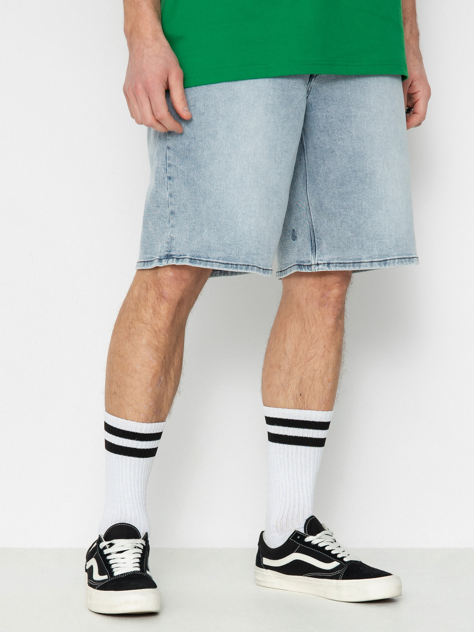 Șort Volcom Billow Denim (desert dirt indigo)