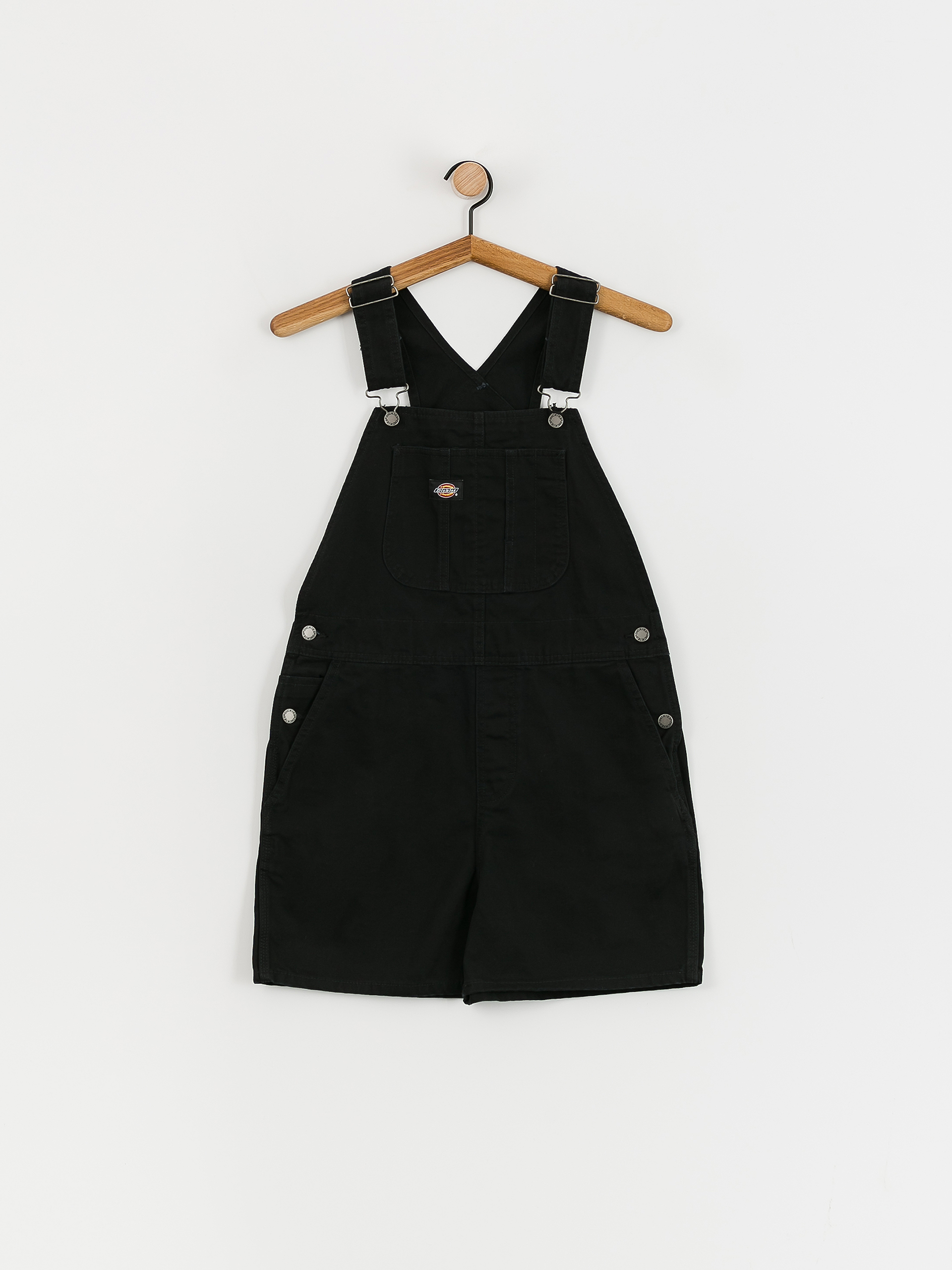 Șort Dickies Duck Canvas Bib Wmn (stone washed black)