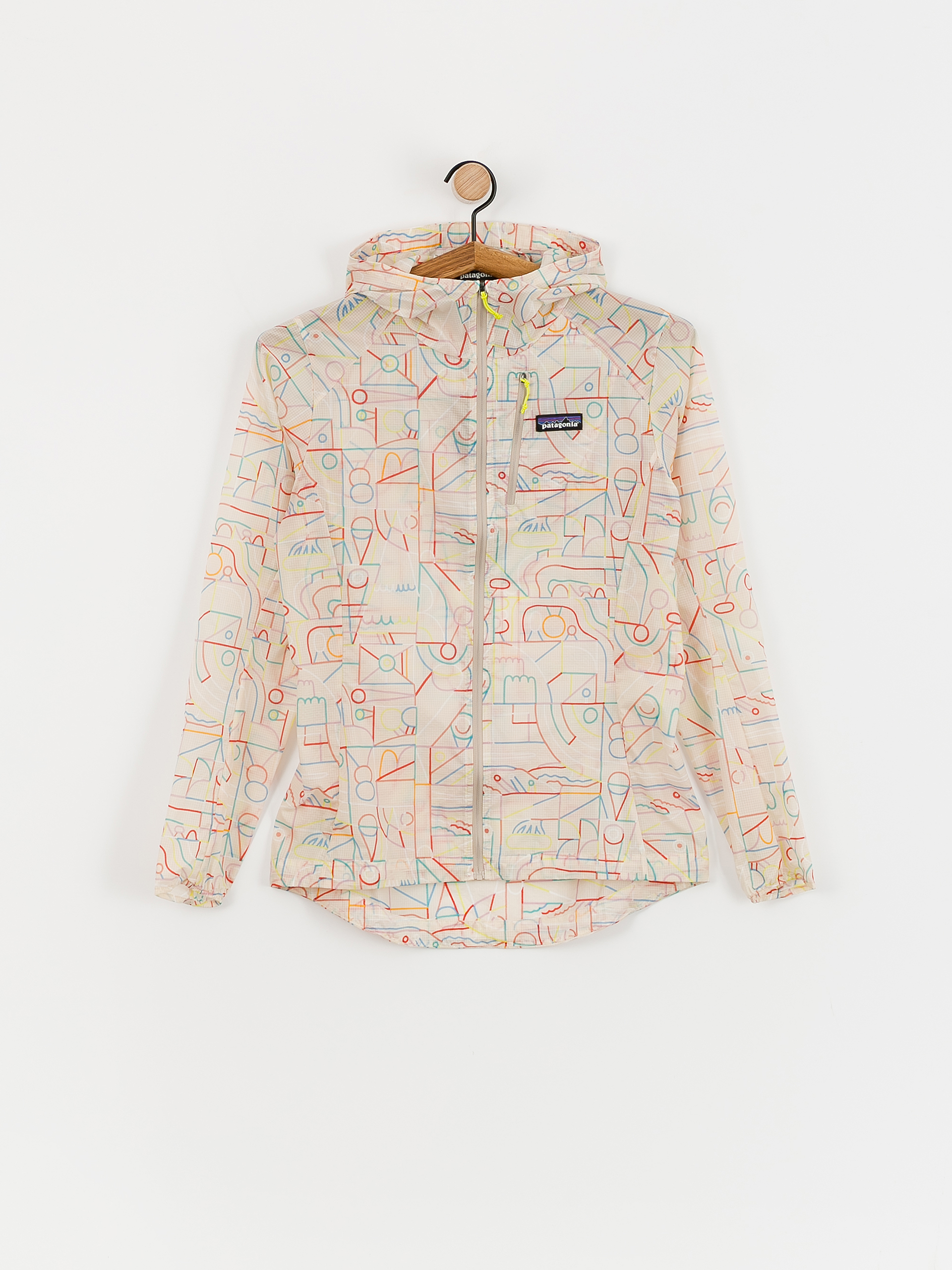 Geacă Patagonia Houdini Wmn (lose yourself outline pumice)
