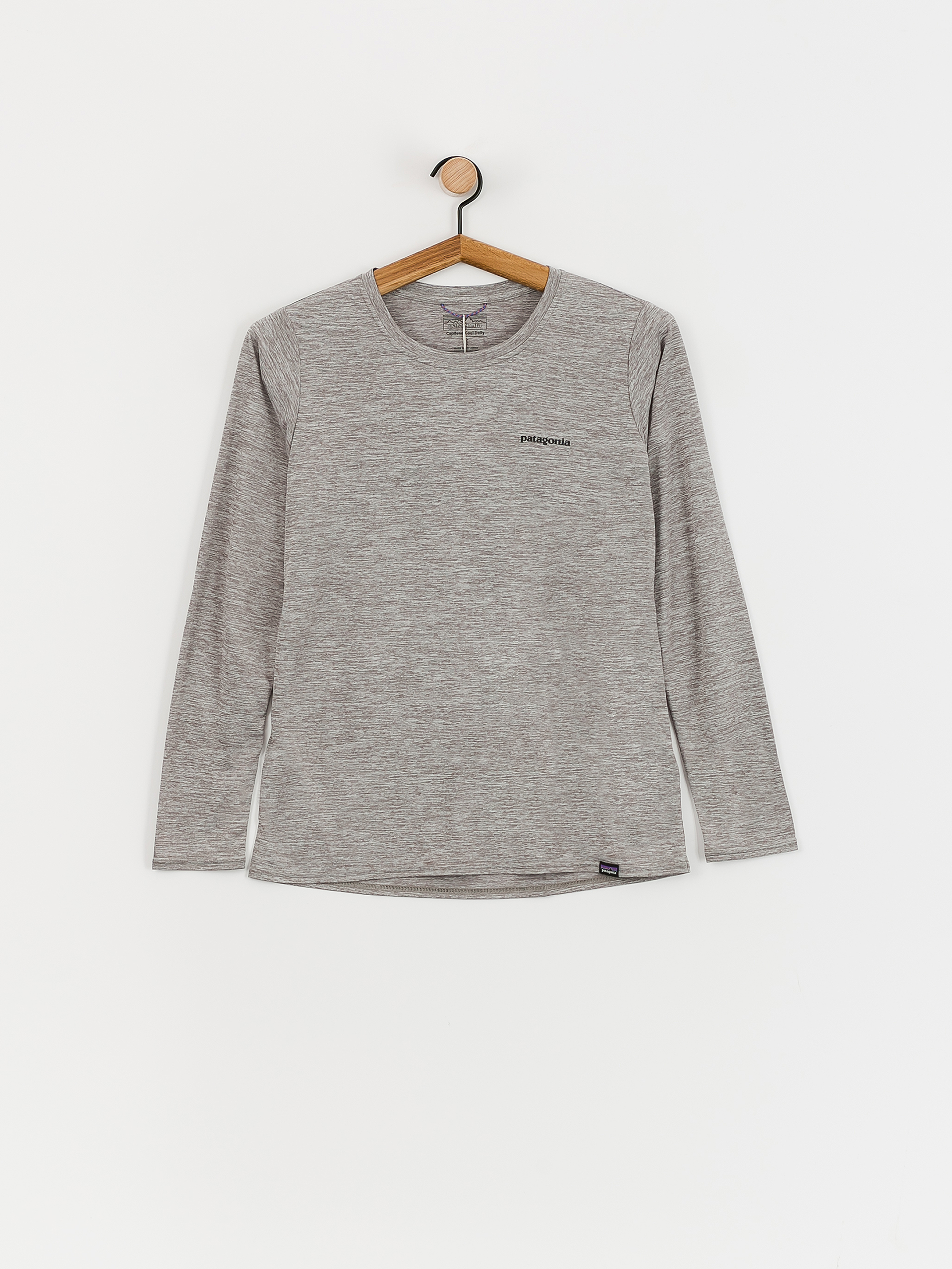 Longsleeve Patagonia Cap Cool Daily Graphic Wmn (fitz roy trout feather grey)