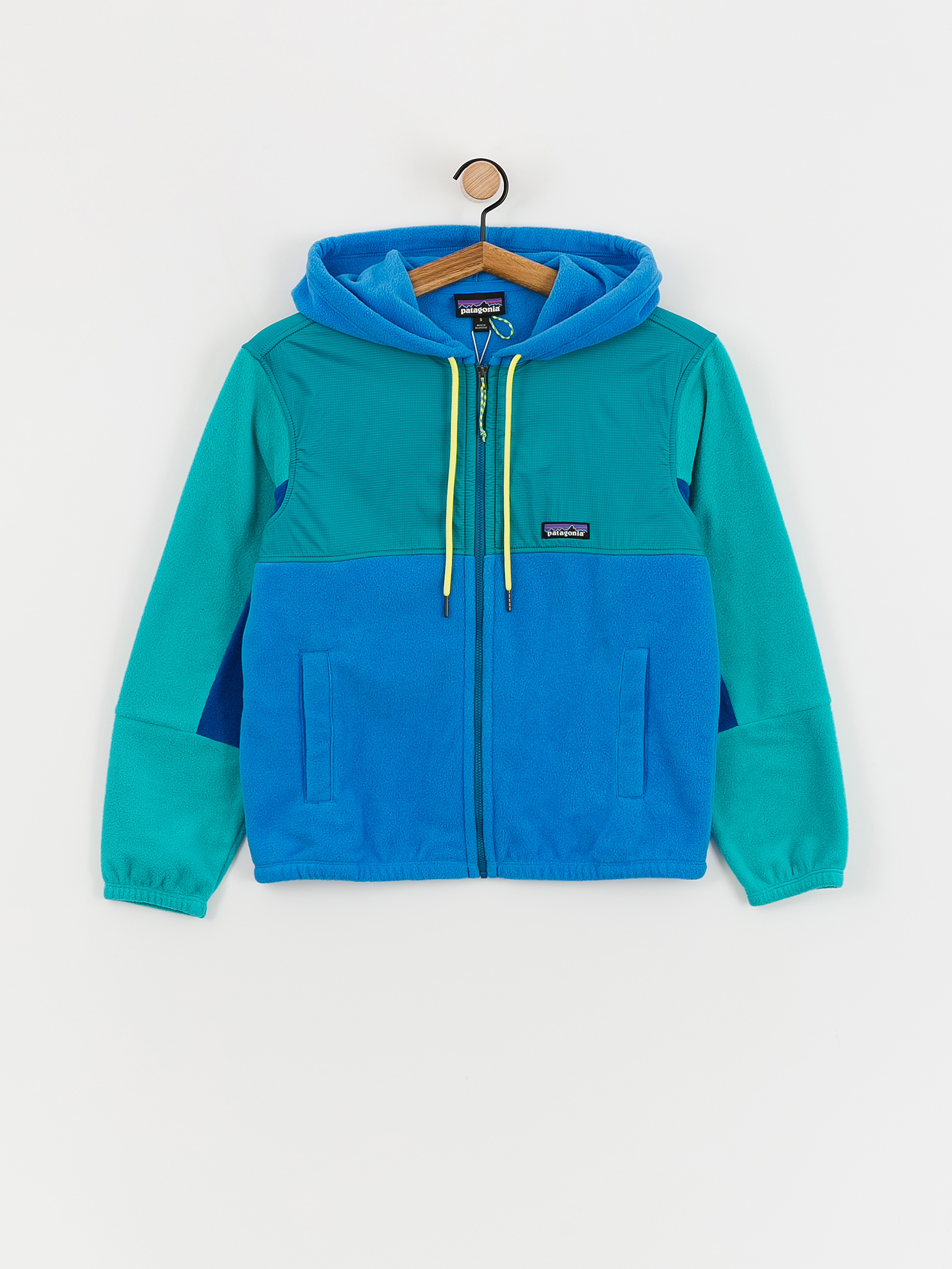 Hanorac din fleece Patagonia Microdini Hoody Wmn (vessel blue)