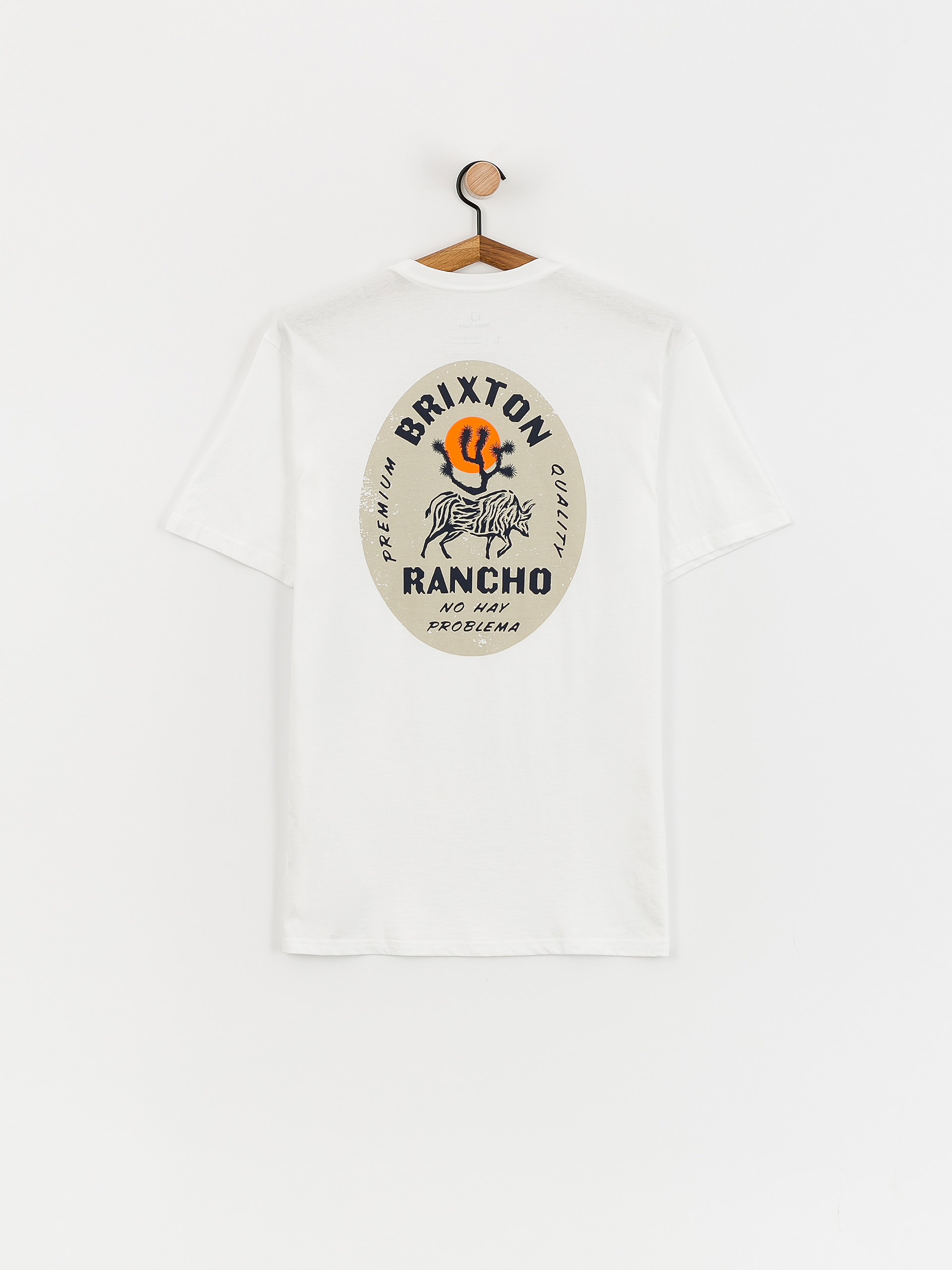 Tricou Brixton Rancho Tlrt (white)