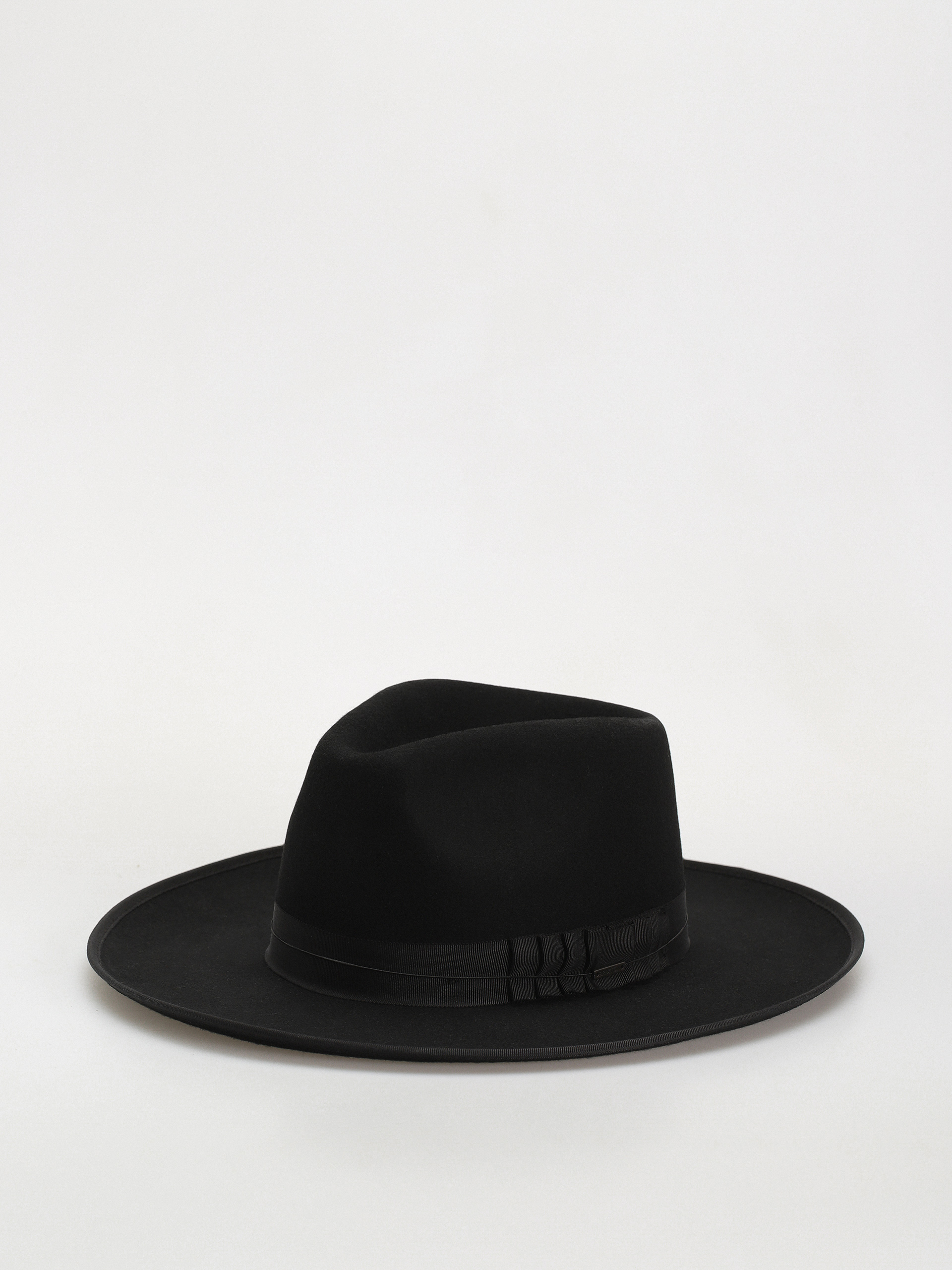 Pu0103lu0103rie Brixton Reno Fedora (black/black)
