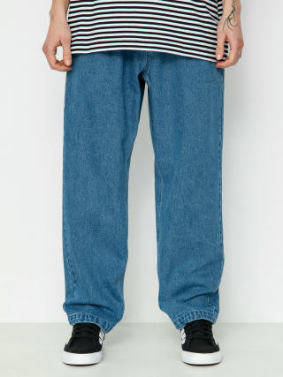 Pantaloni OBEY Fubar Pleated Denim (light indigo)