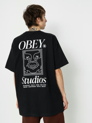 Tricou OBEY Studios Icon (jet black)
