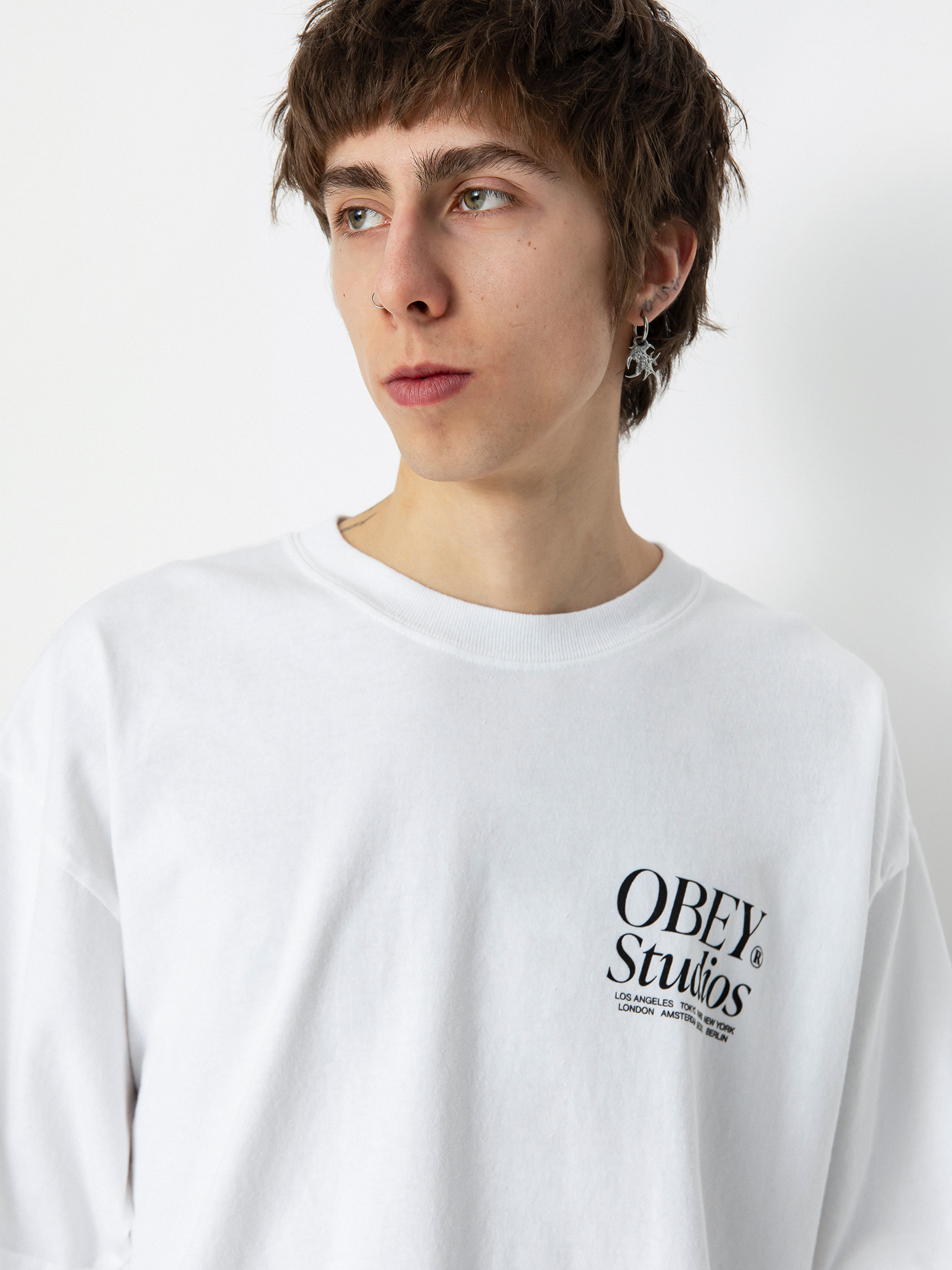 Tricou OBEY Studios Icon (white)