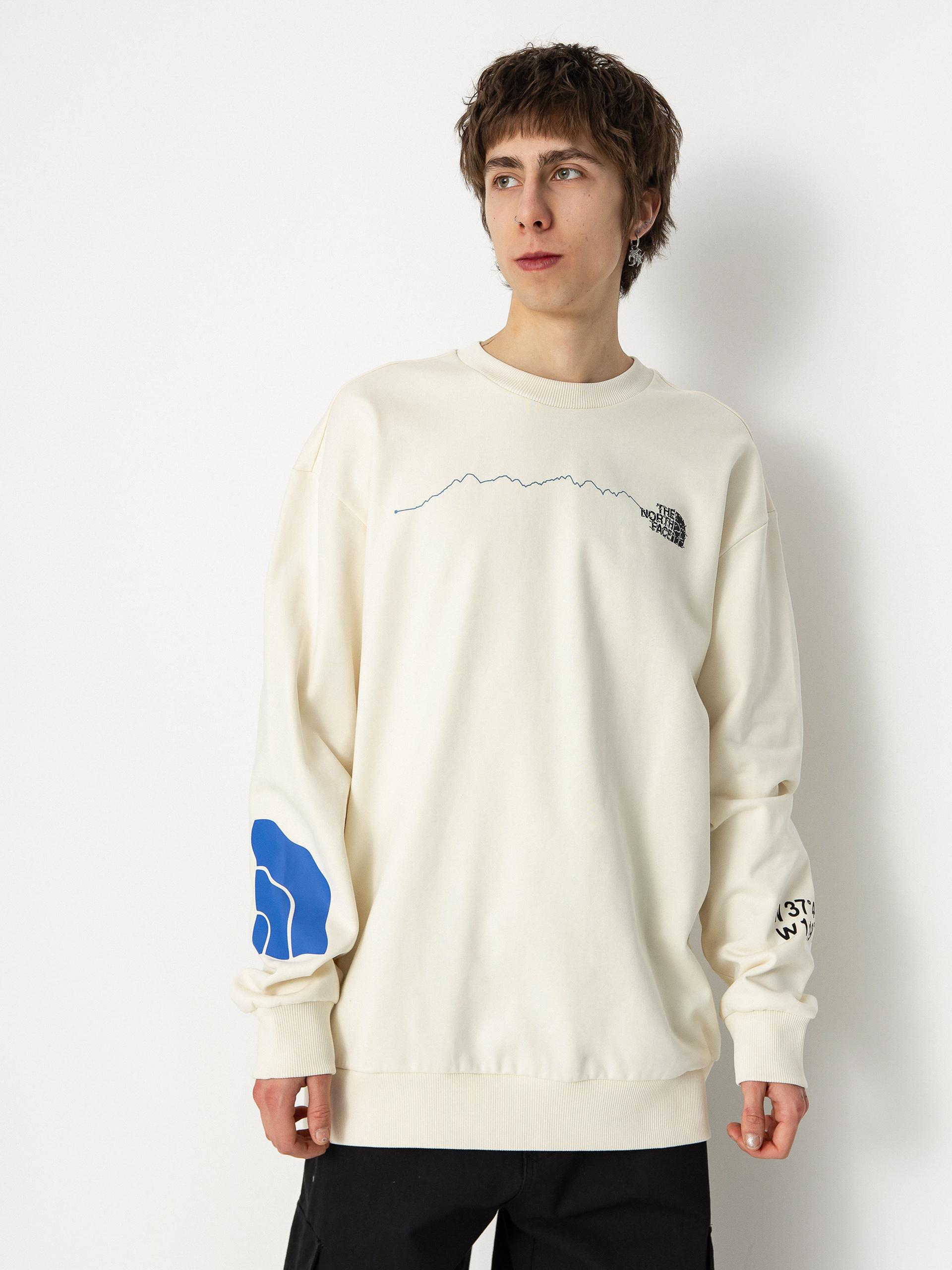 Hanorac The North Face Nse Graphic Crew (white dune)