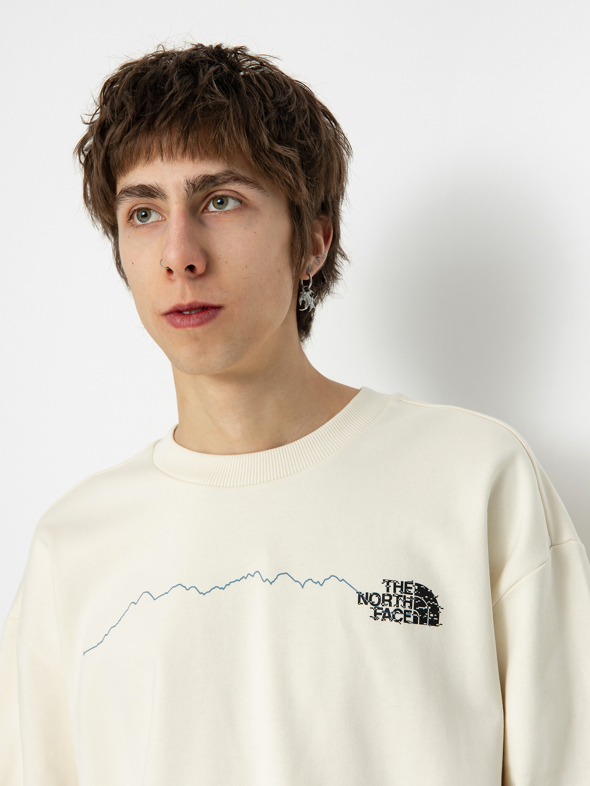 Hanorac The North Face Nse Graphic Crew (white dune)