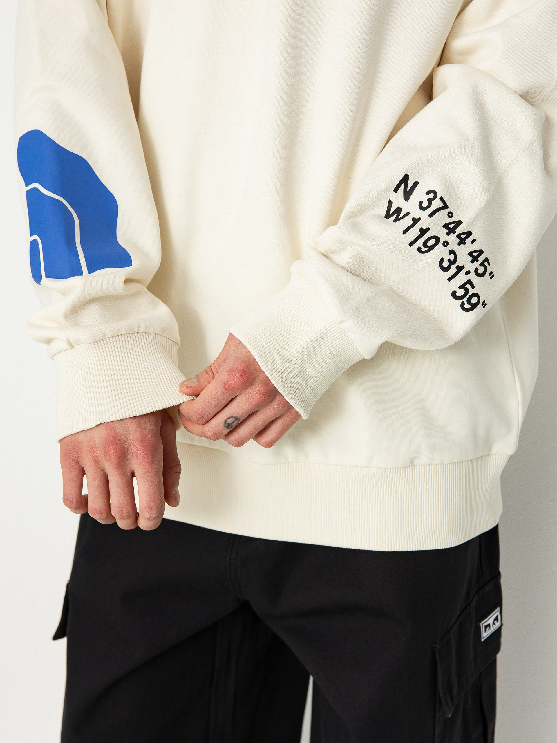 Hanorac The North Face Nse Graphic Crew (white dune)
