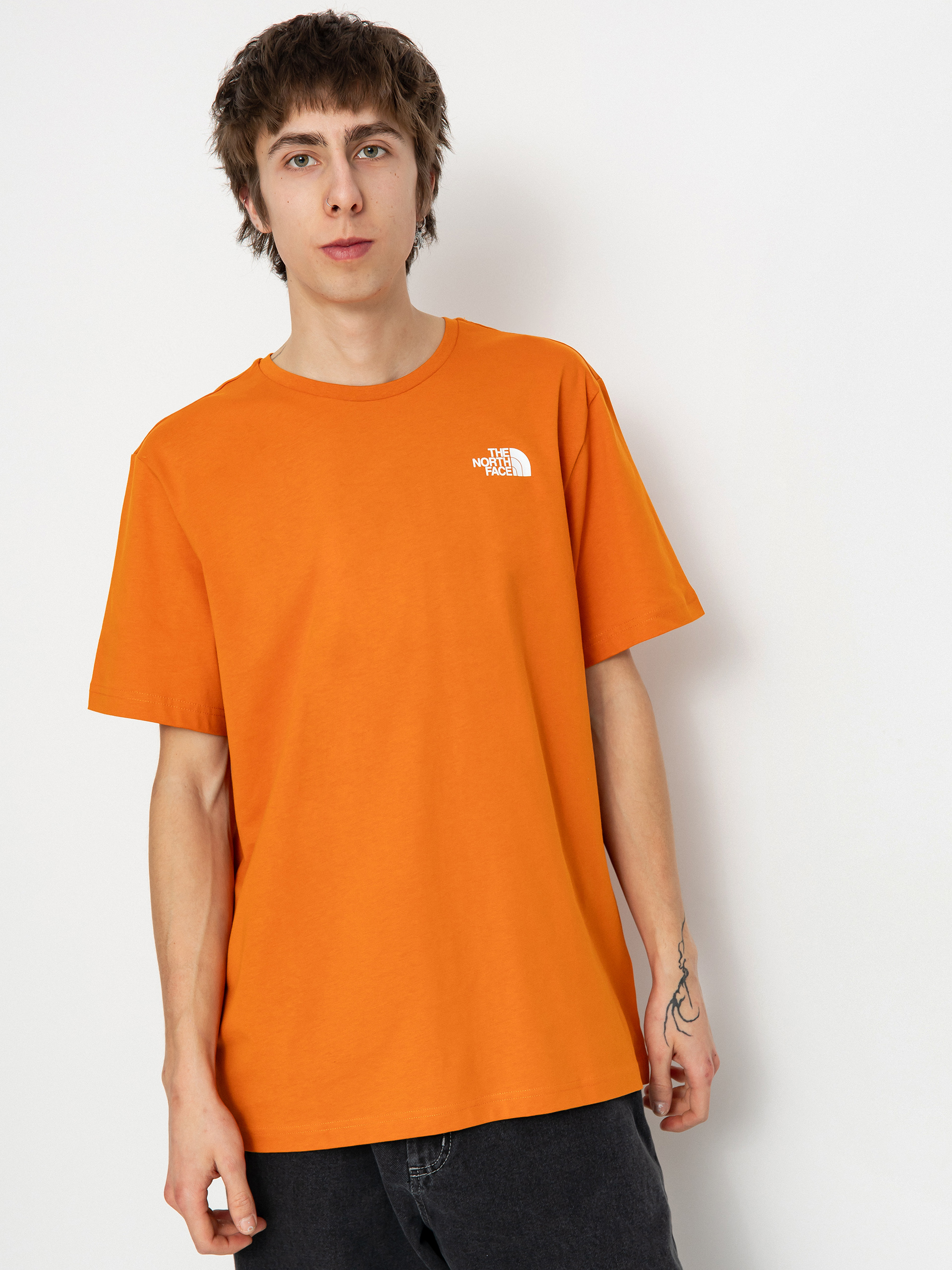Tricou The North Face Redbox Celebration - portocaliu (desert rust)