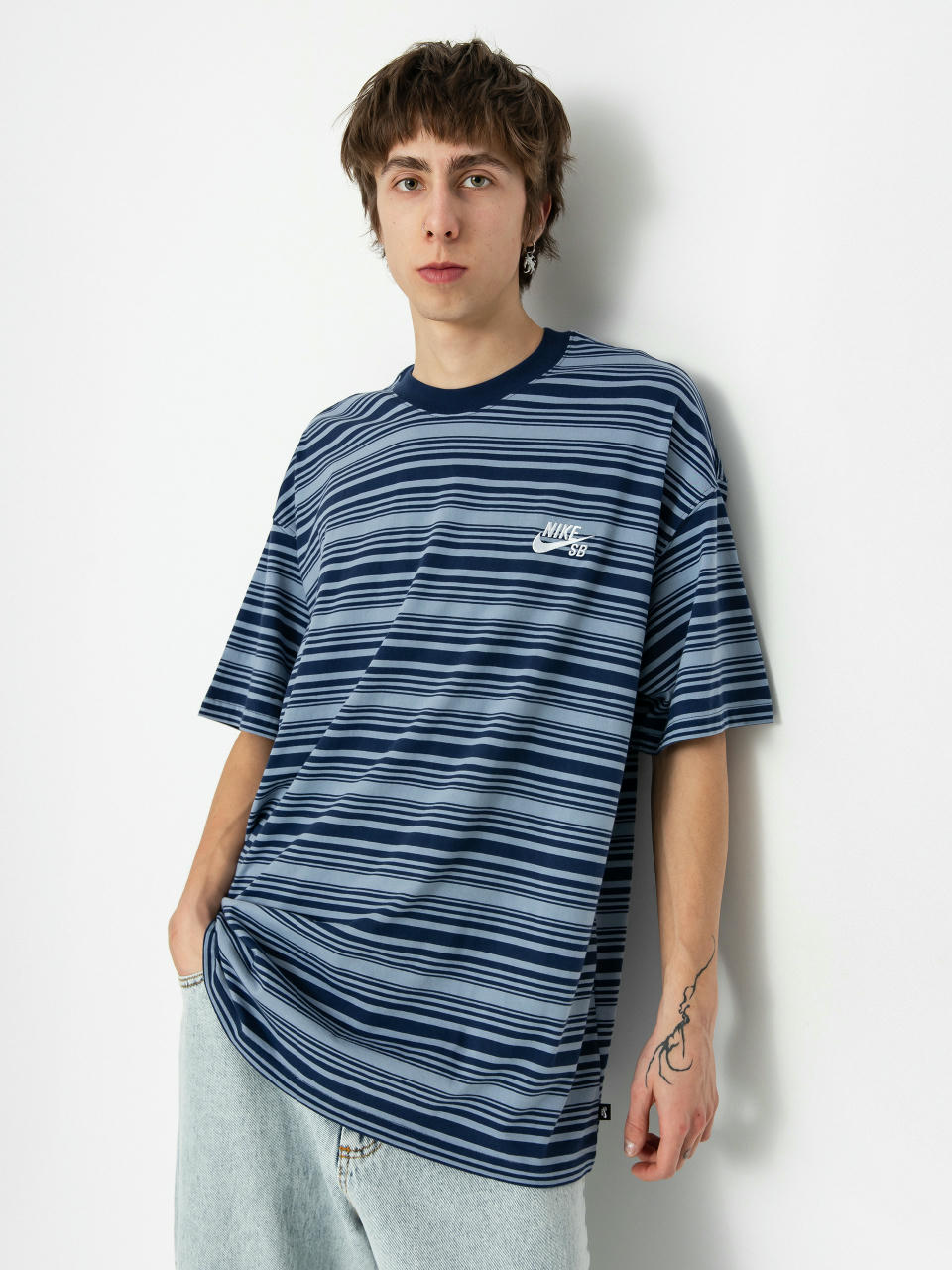 Tricou Nike SB M90 Stripe (ashen slate)