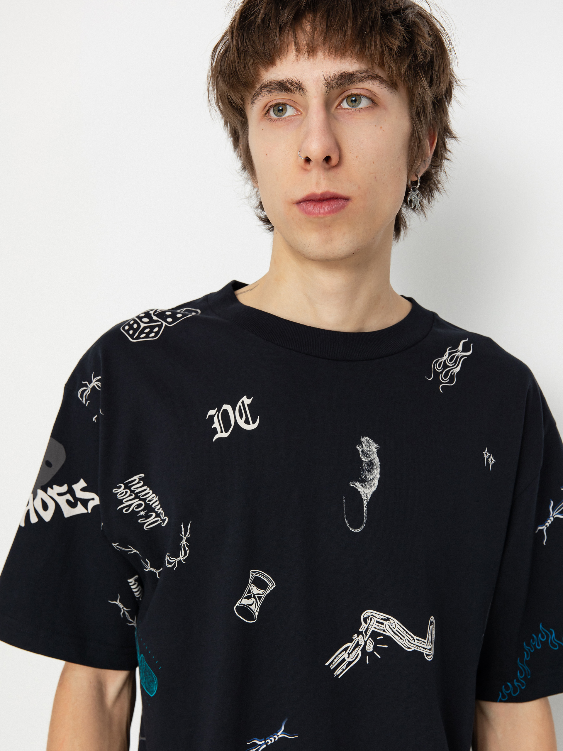 Tricou DC Scribble (black scribble)