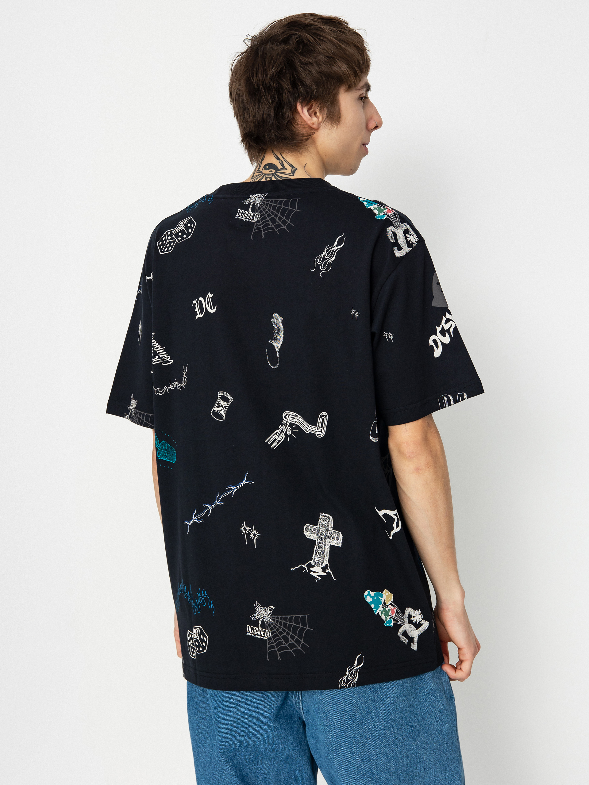 Tricou DC Scribble (black scribble)