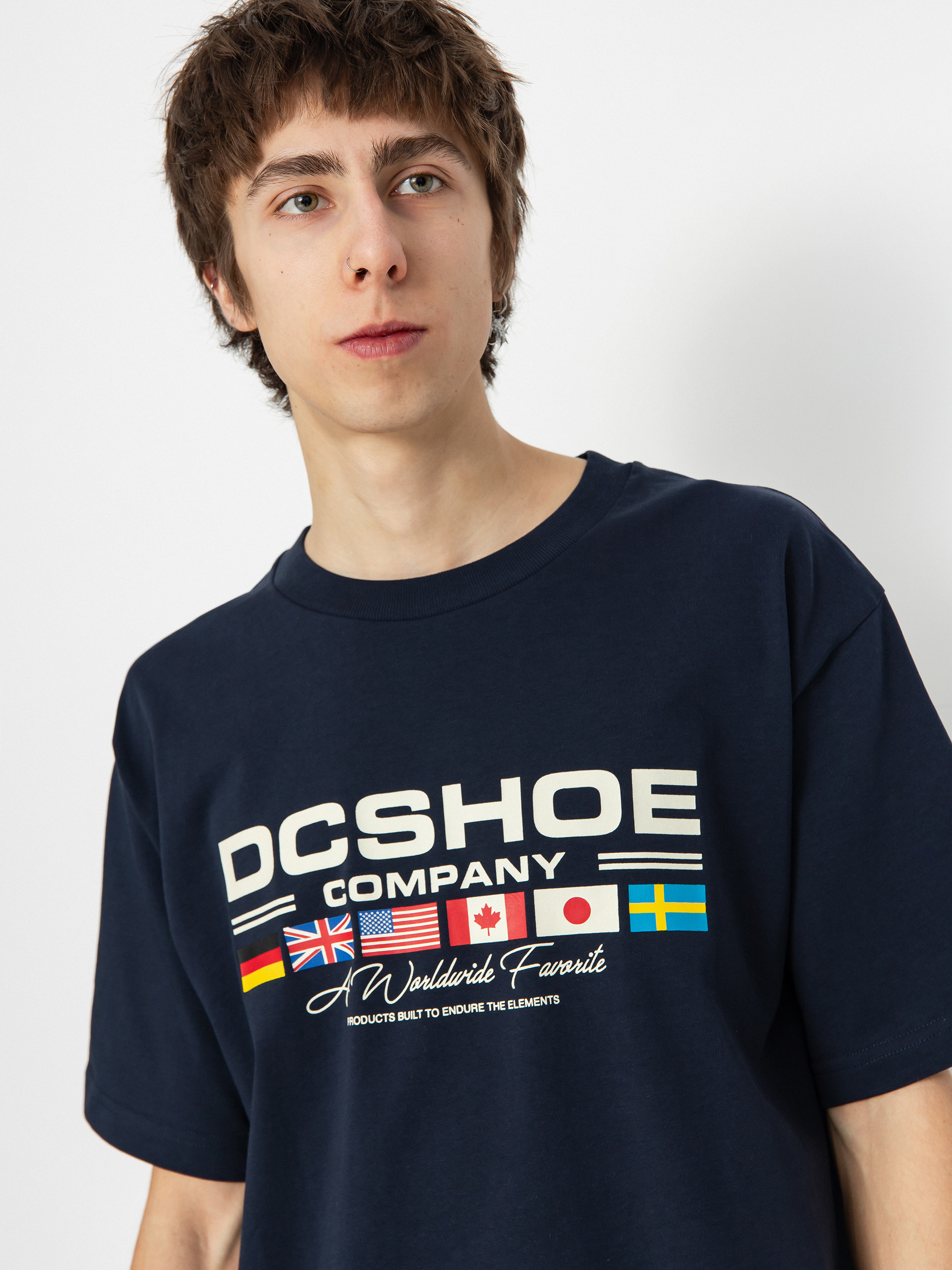 Tricou DC Worldwide (navy blazer)