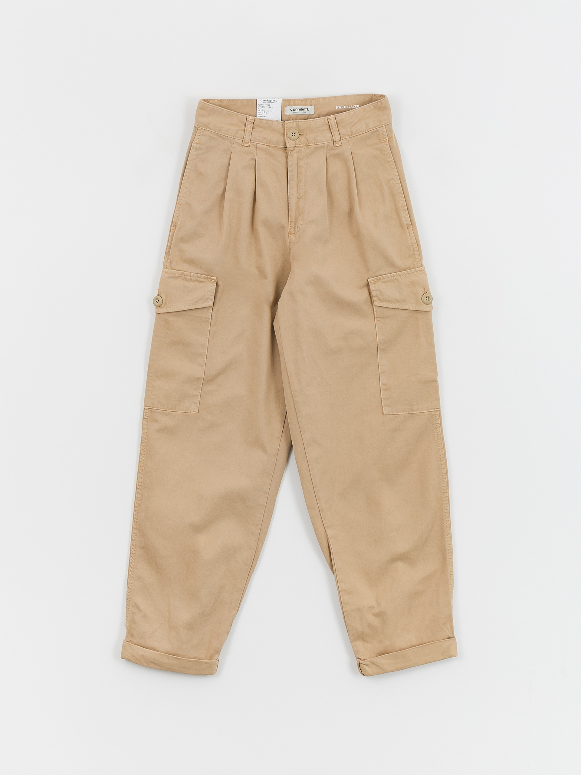 Pantaloni Carhartt WIP Collins Wmn (sable)