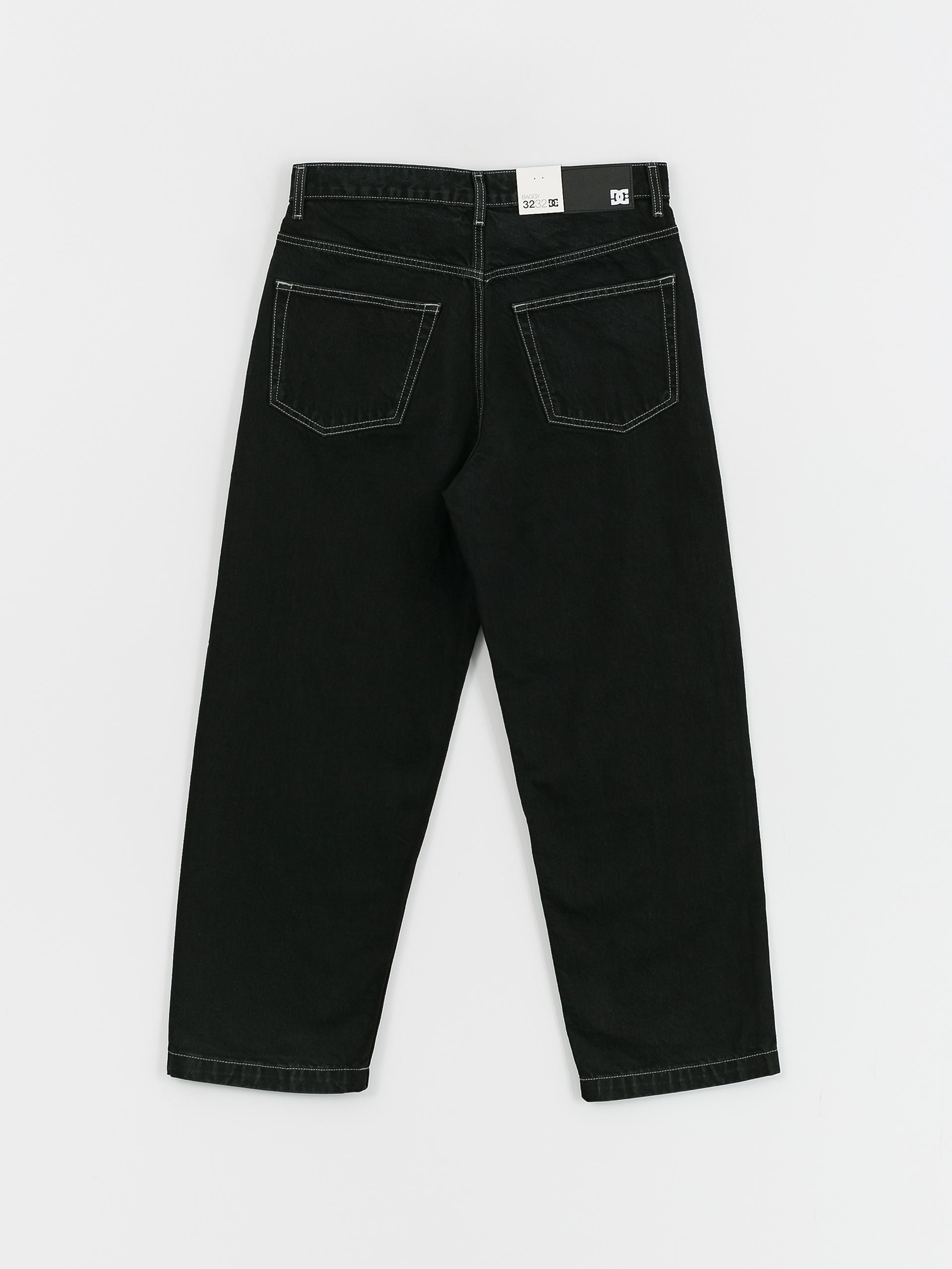 Pantaloni DC Baggy Denim - negru (black tint)