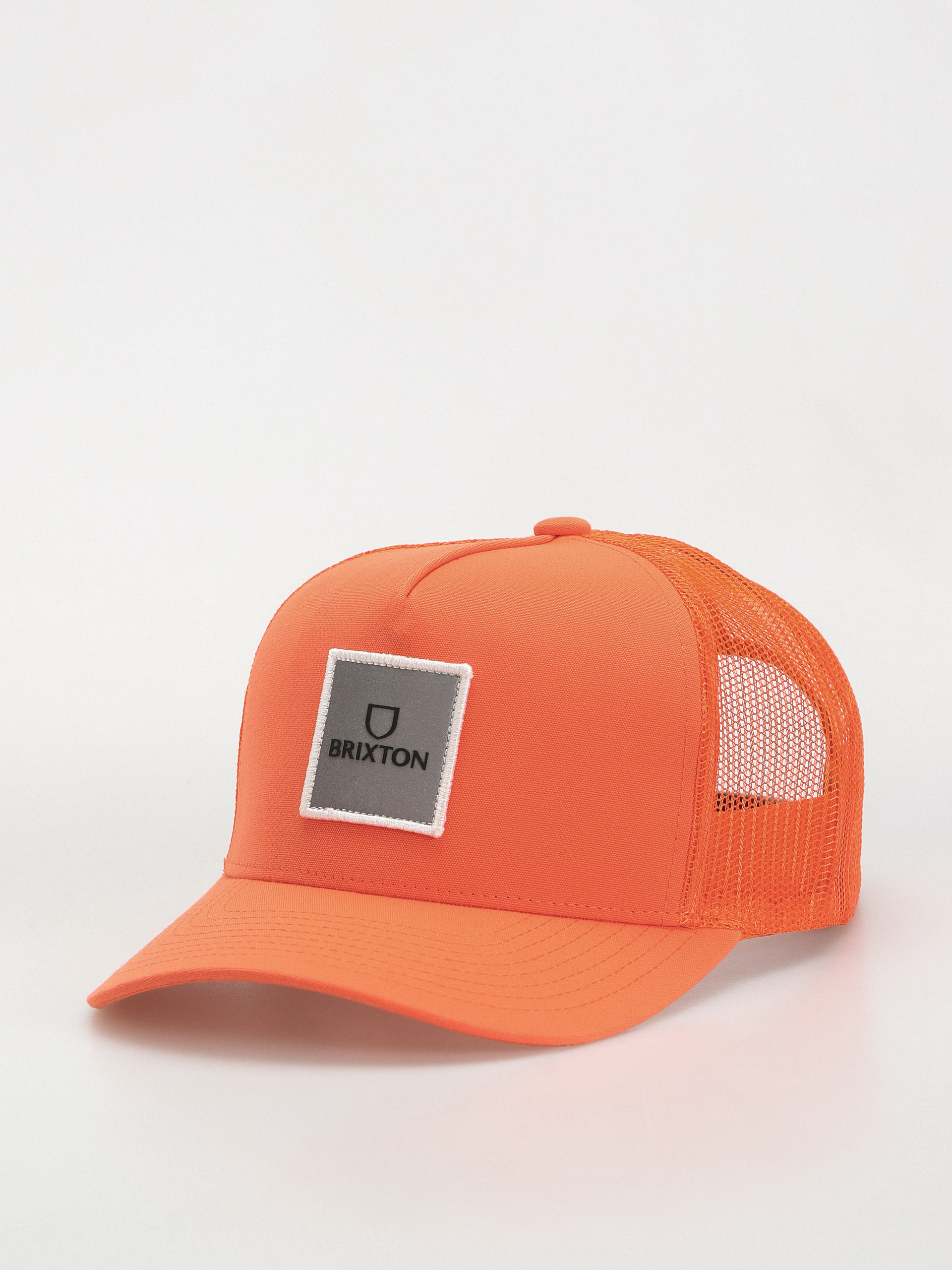 Șapcă Brixton Alpha Block X C Mp Mesh Cap (orange/orange)
