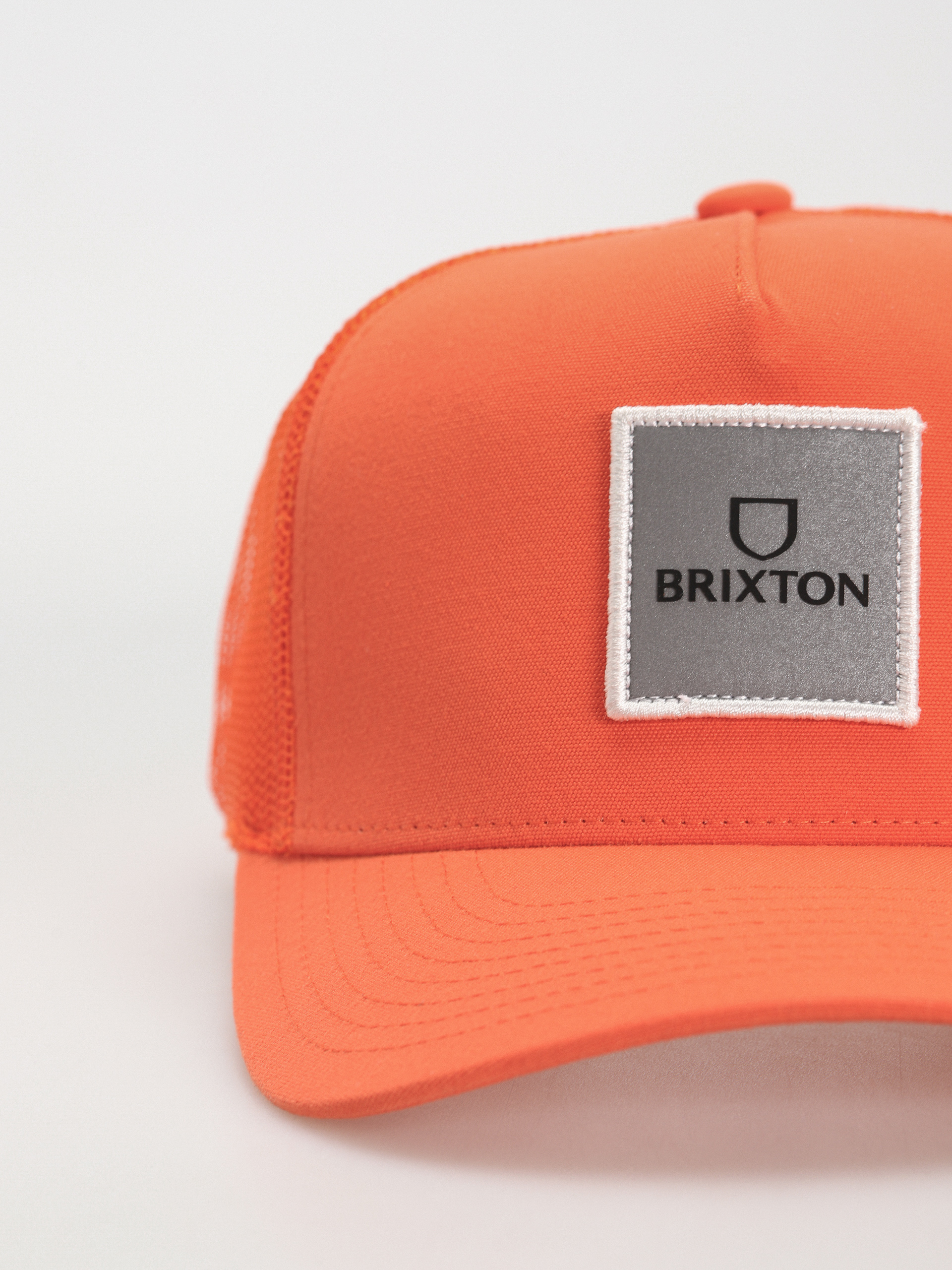 Șapcă Brixton Alpha Block X C Mp Mesh Cap (orange/orange)