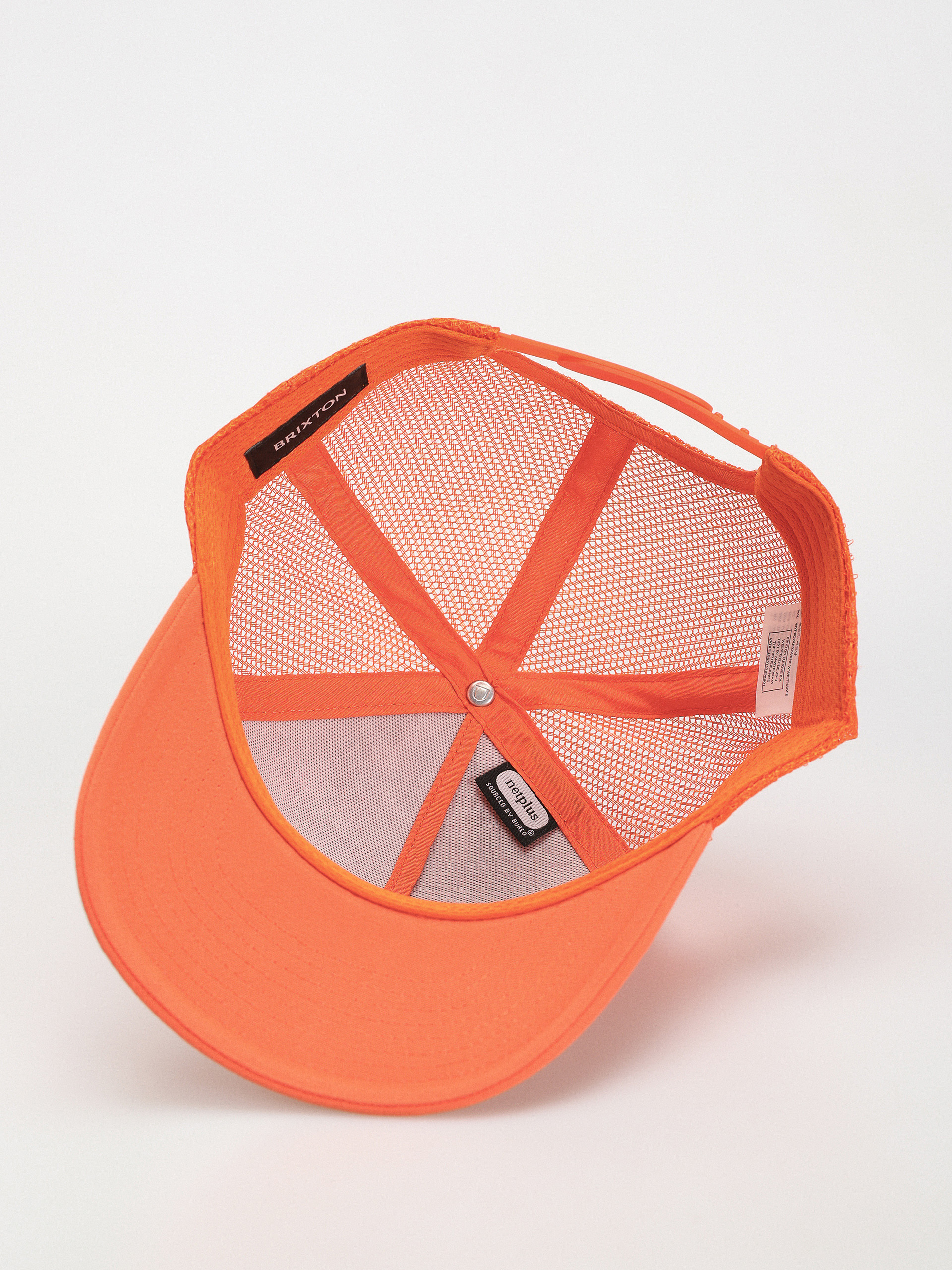 Șapcă Brixton Alpha Block X C Mp Mesh Cap (orange/orange)