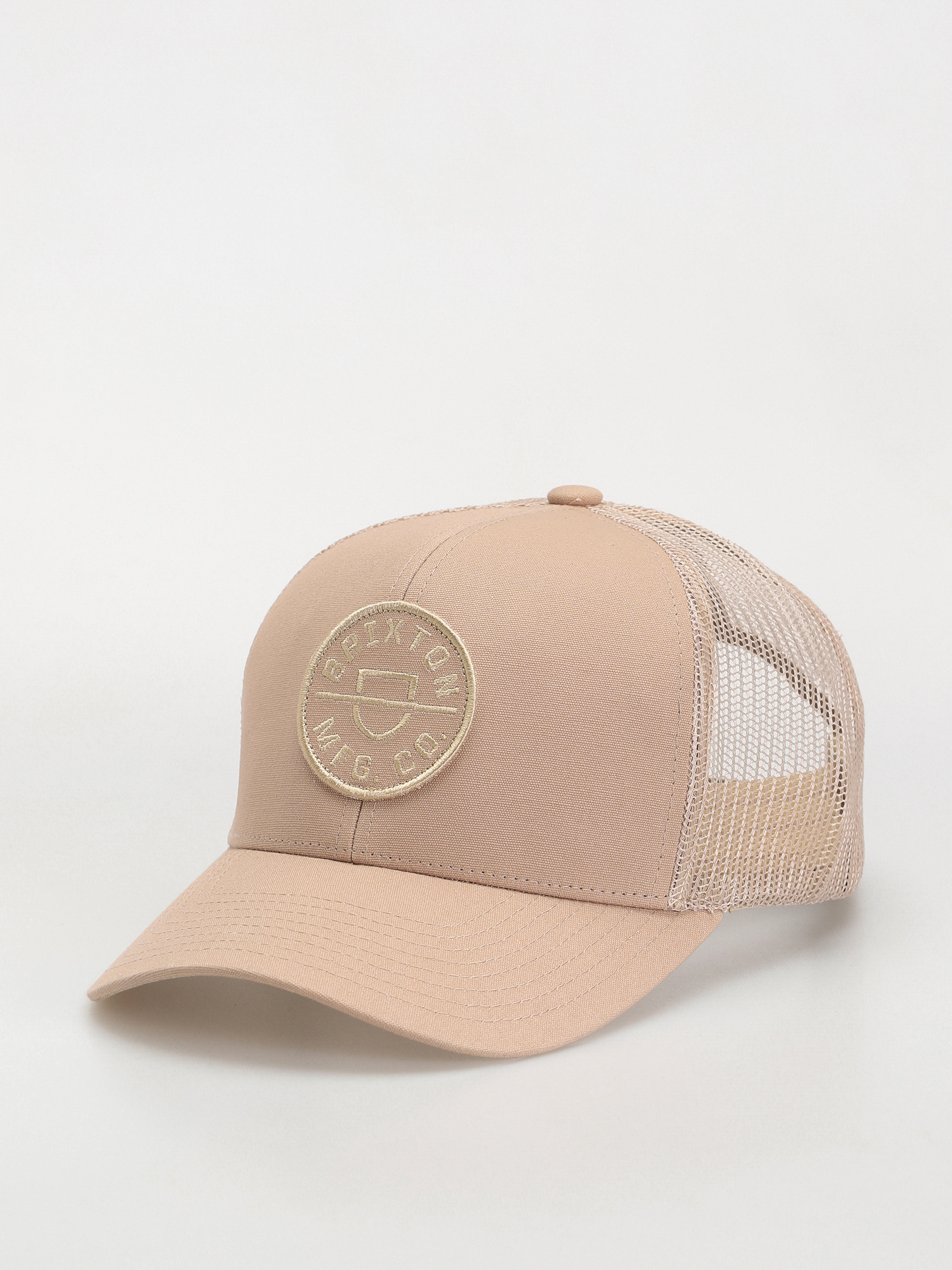 Șapcă Brixton Crest X Mp Mesh Cap (oat milk/oat milk)