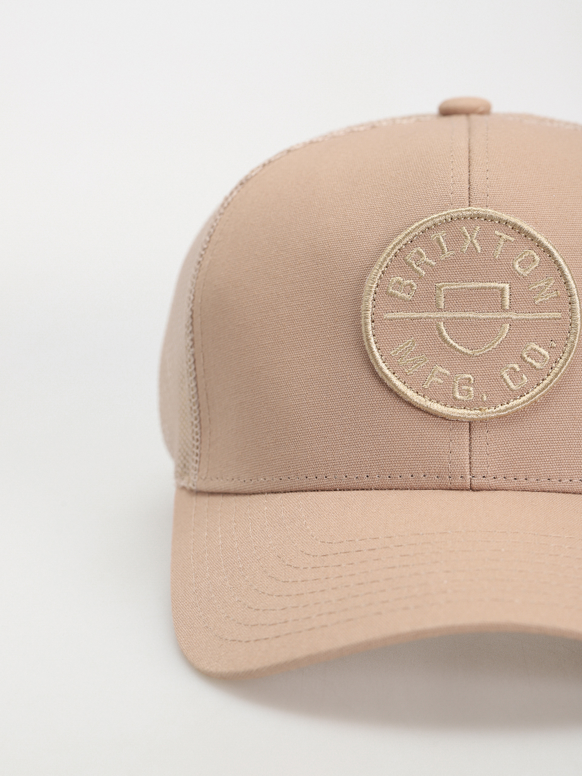 Șapcă Brixton Crest X Mp Mesh Cap (oat milk/oat milk)