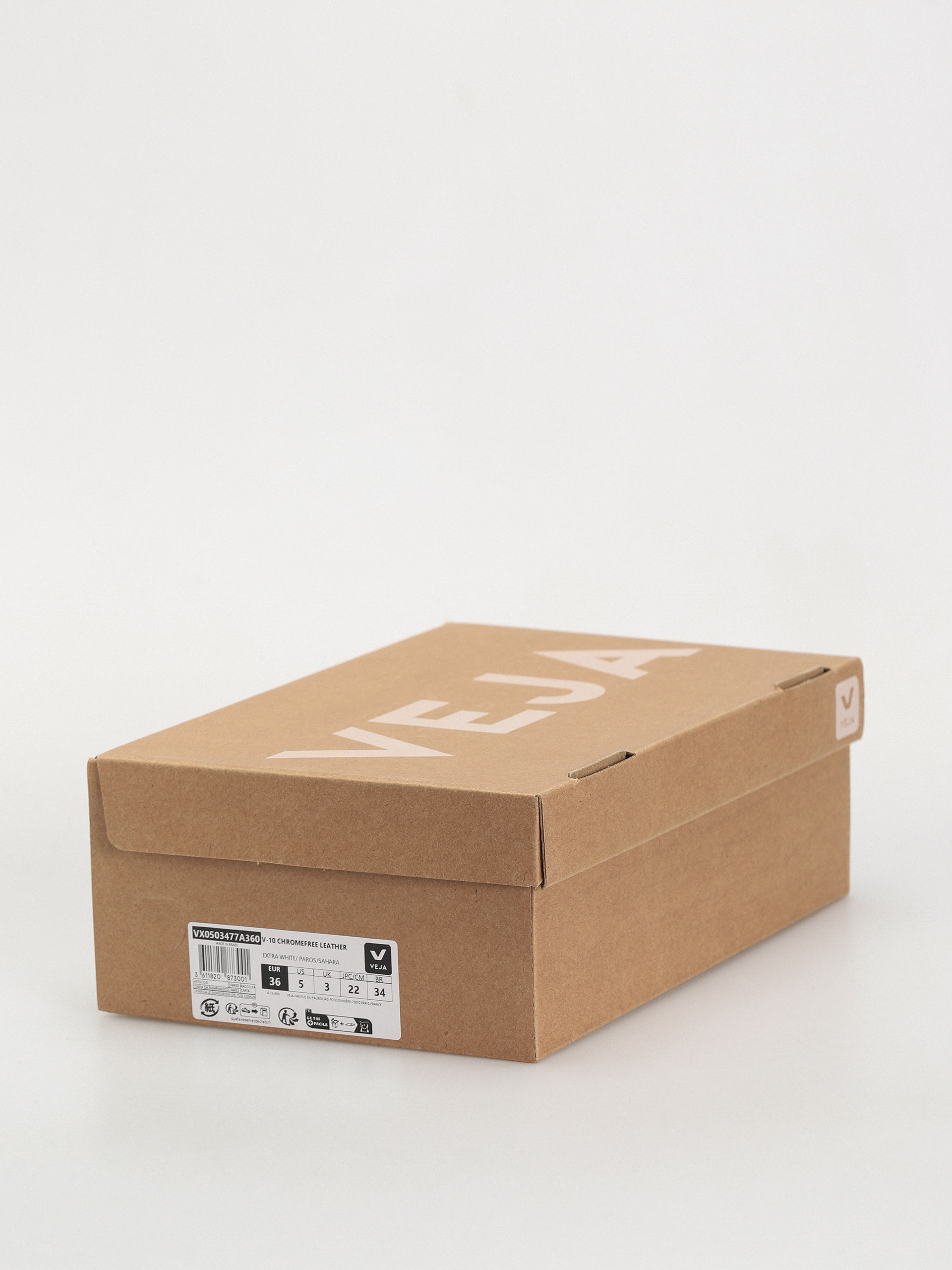 Pantofi Veja V-10 Wmn (extra white paros sahara)