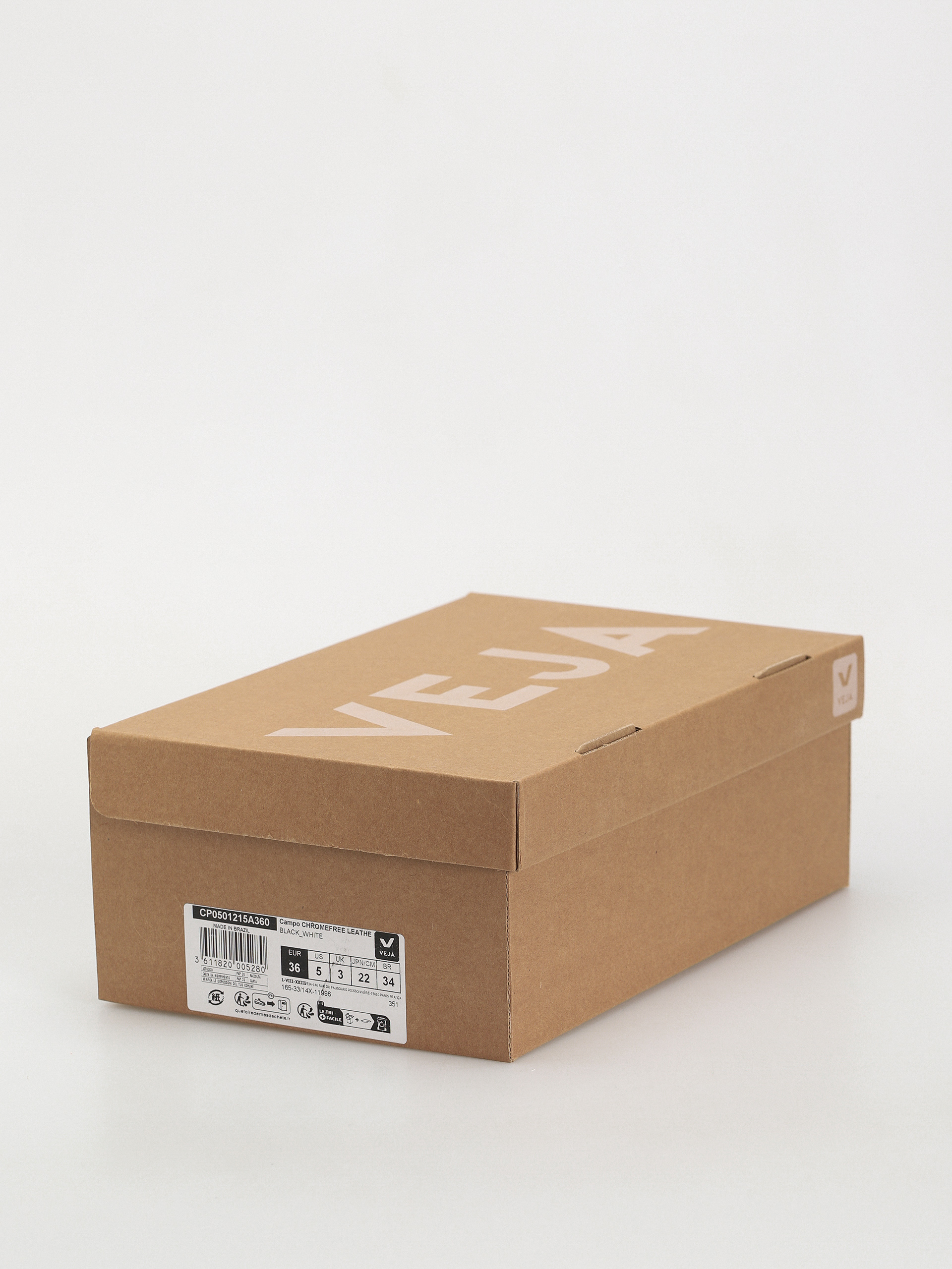 Pantofi Veja Campo Wmn (black white)