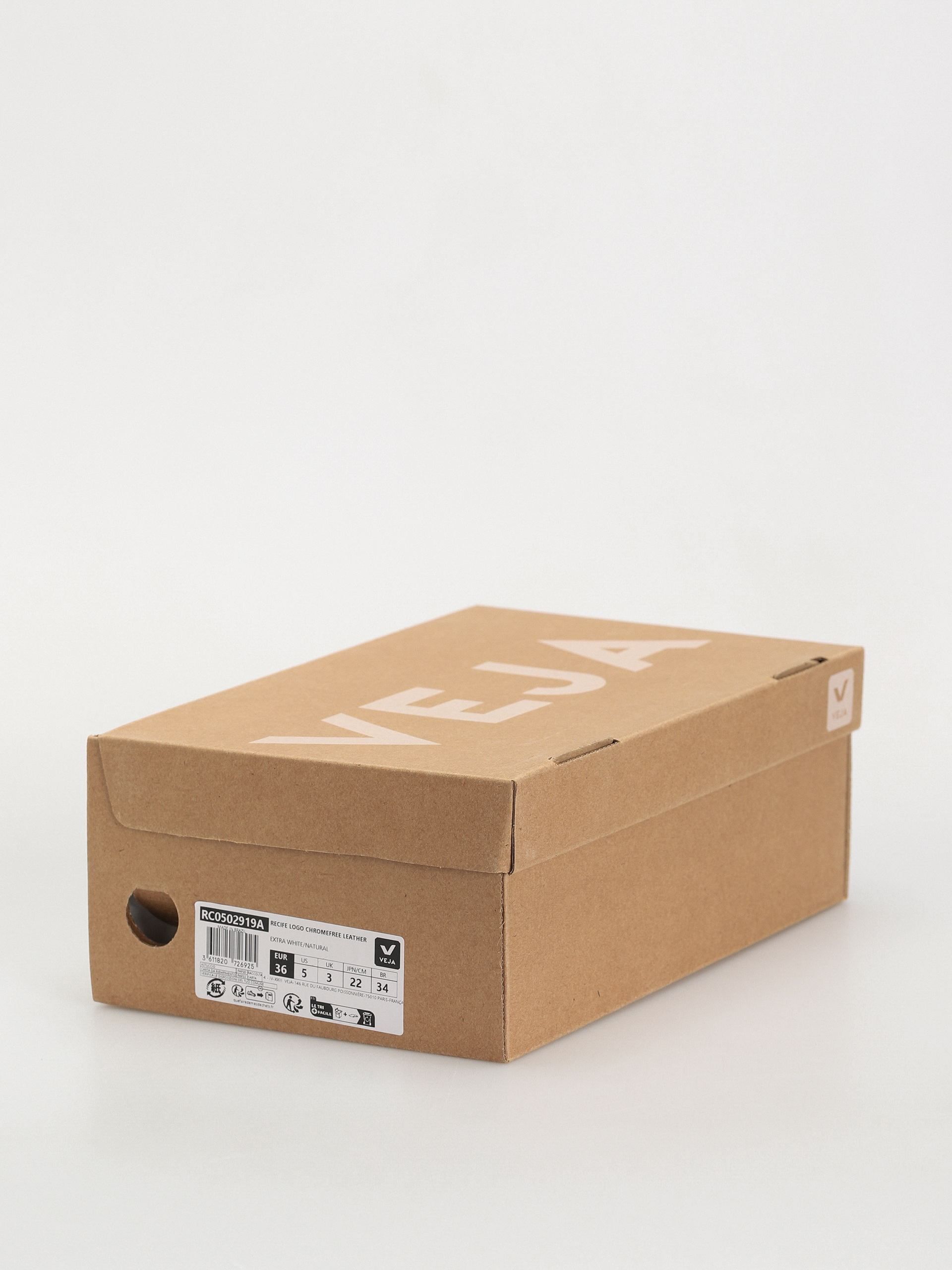 Pantofi Veja Recife Logo Wmn (extra white natural)