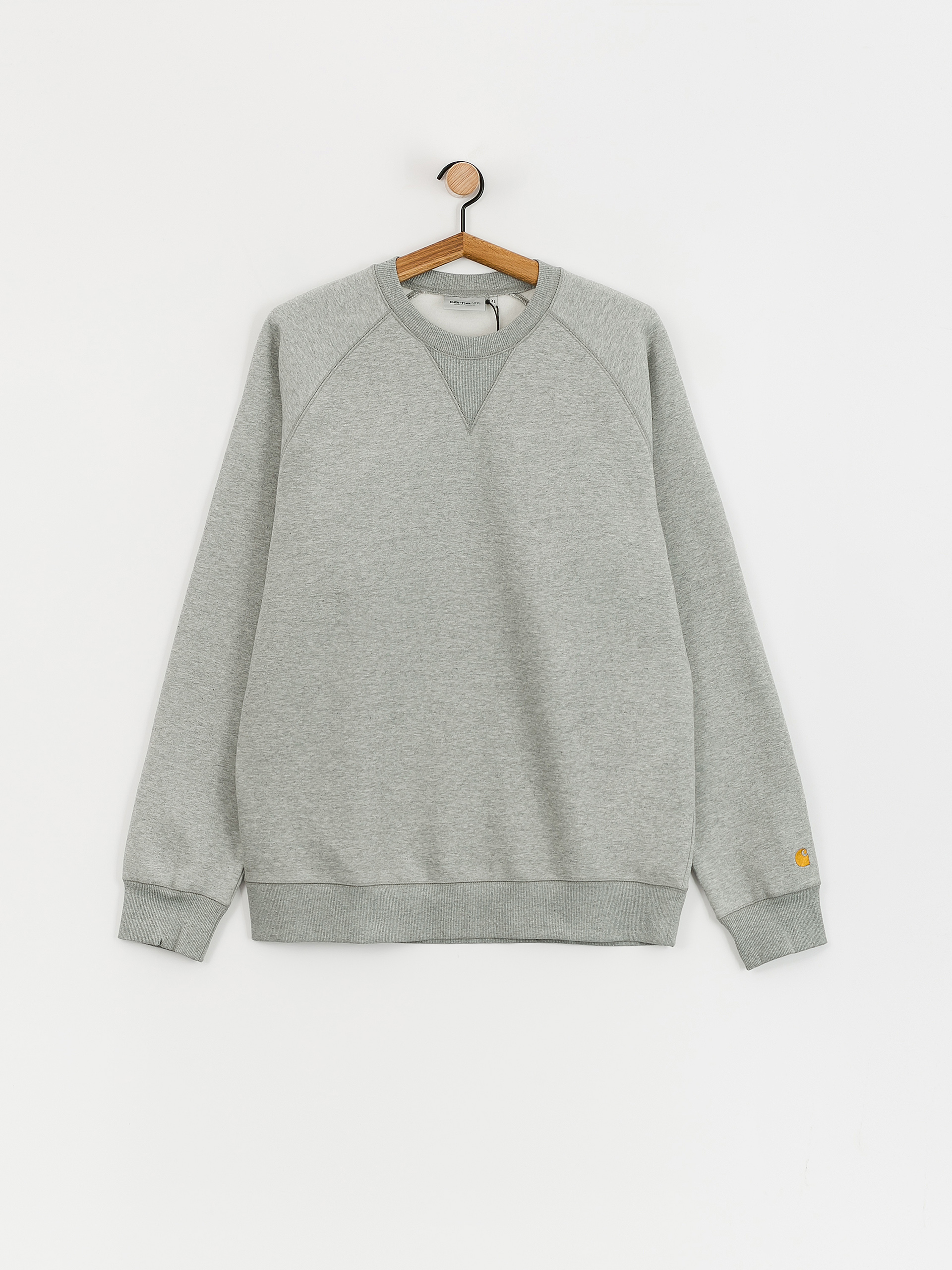Hanorac Carhartt WIP Chase (grey heather/gold)