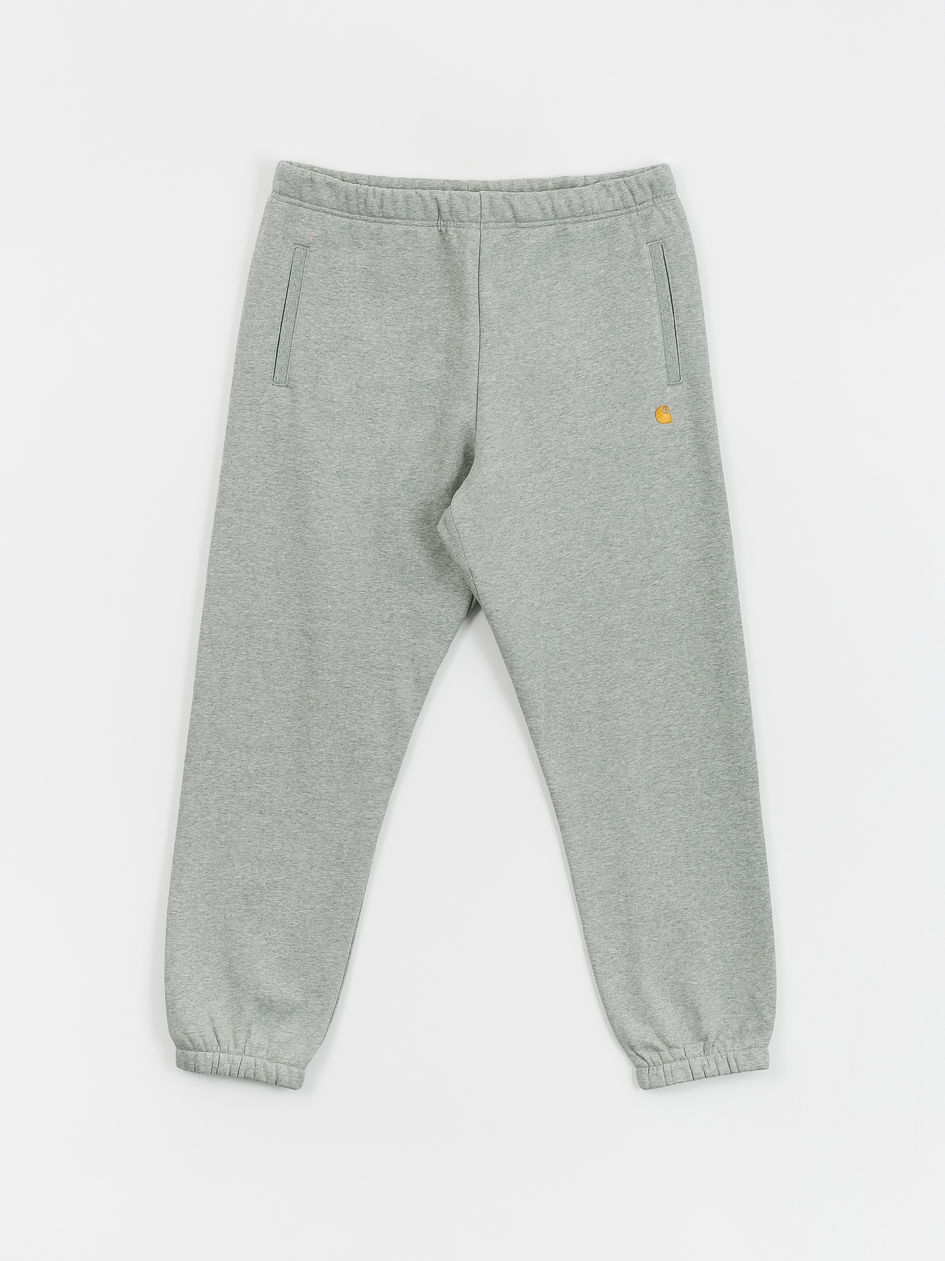 Pantaloni Carhartt WIP Chase (grey heather/gold)