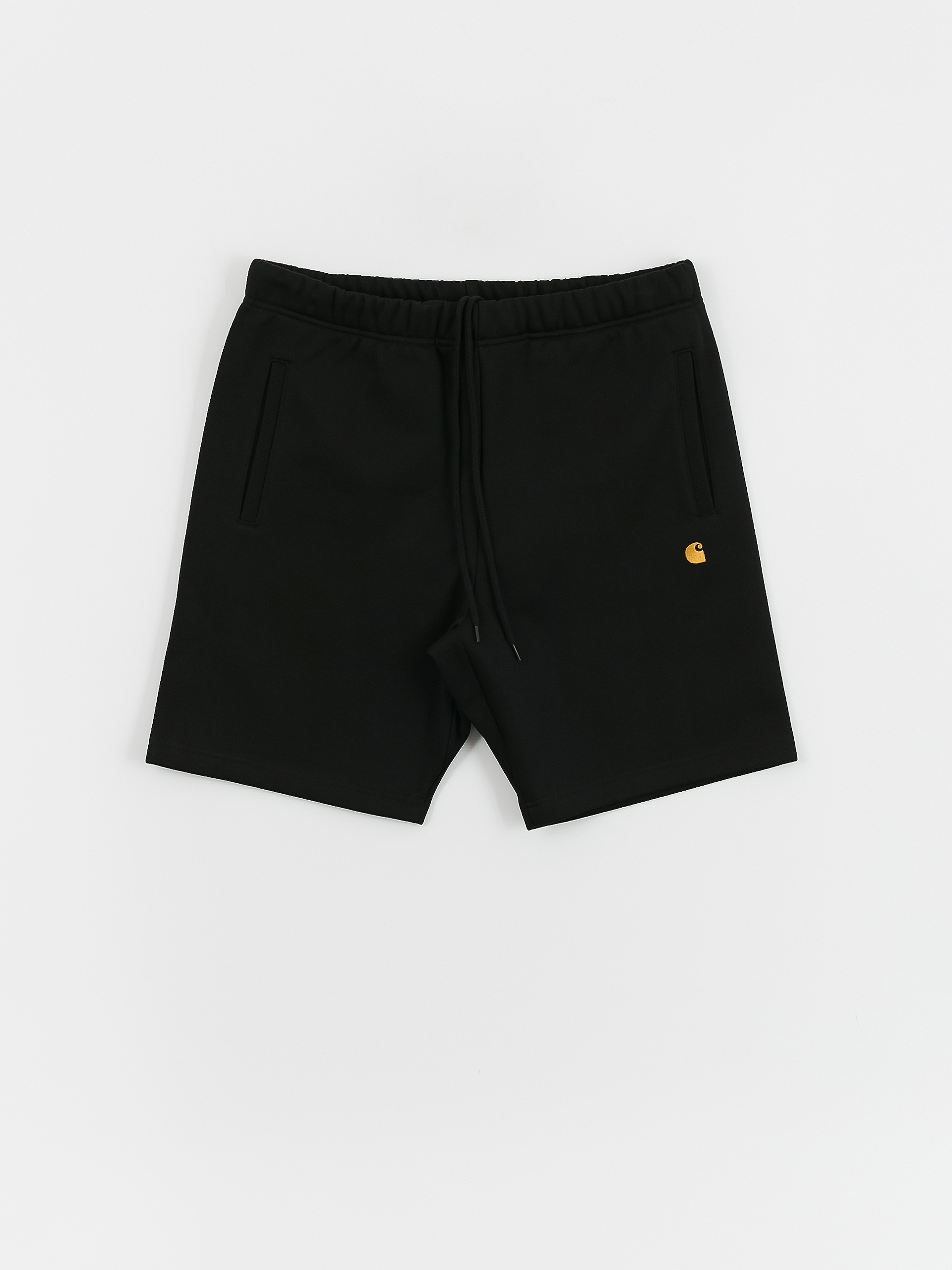 Șort Carhartt WIP Chase (black/gold)