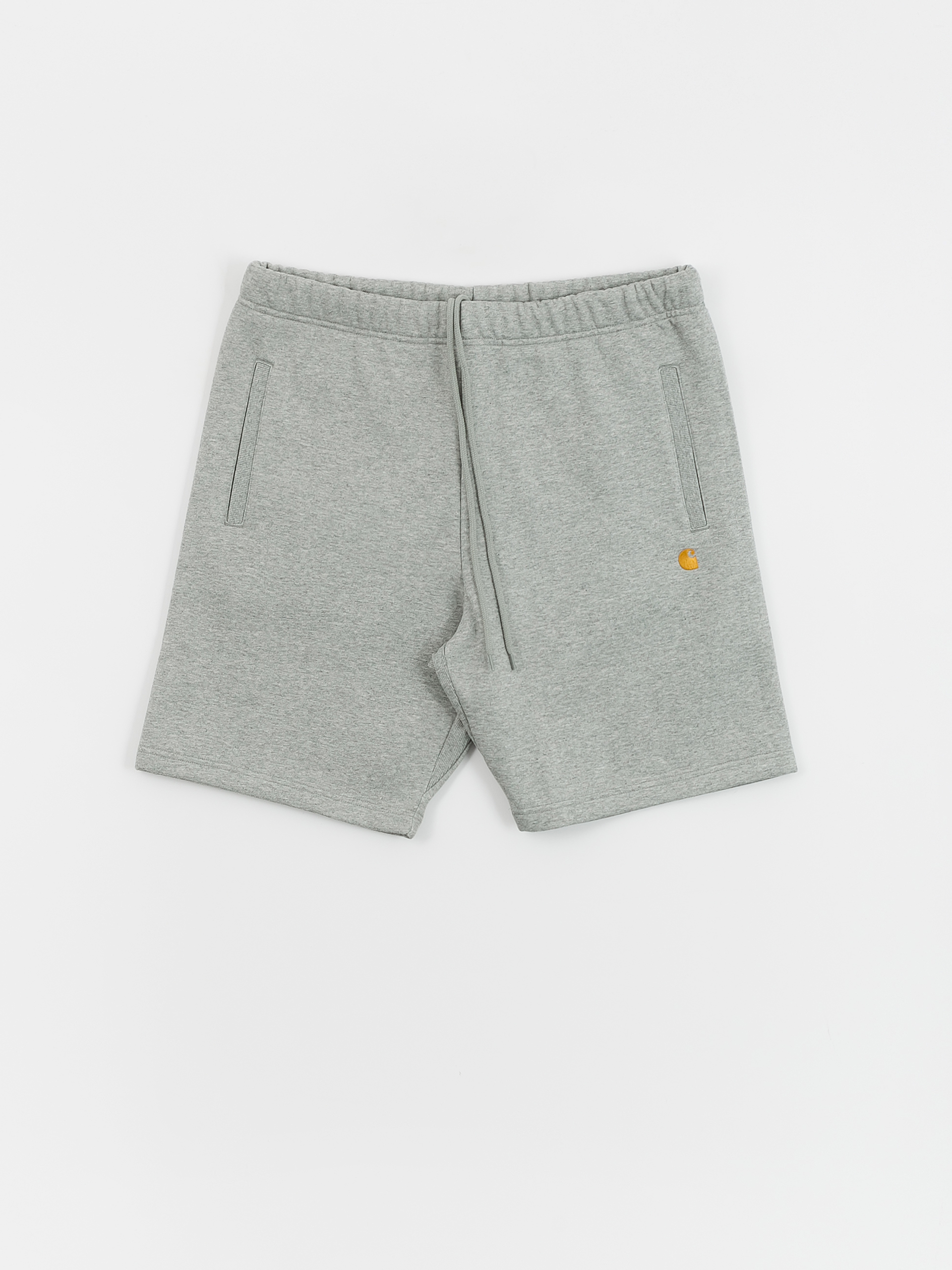 Șort Carhartt WIP Chase (grey heather/gold)