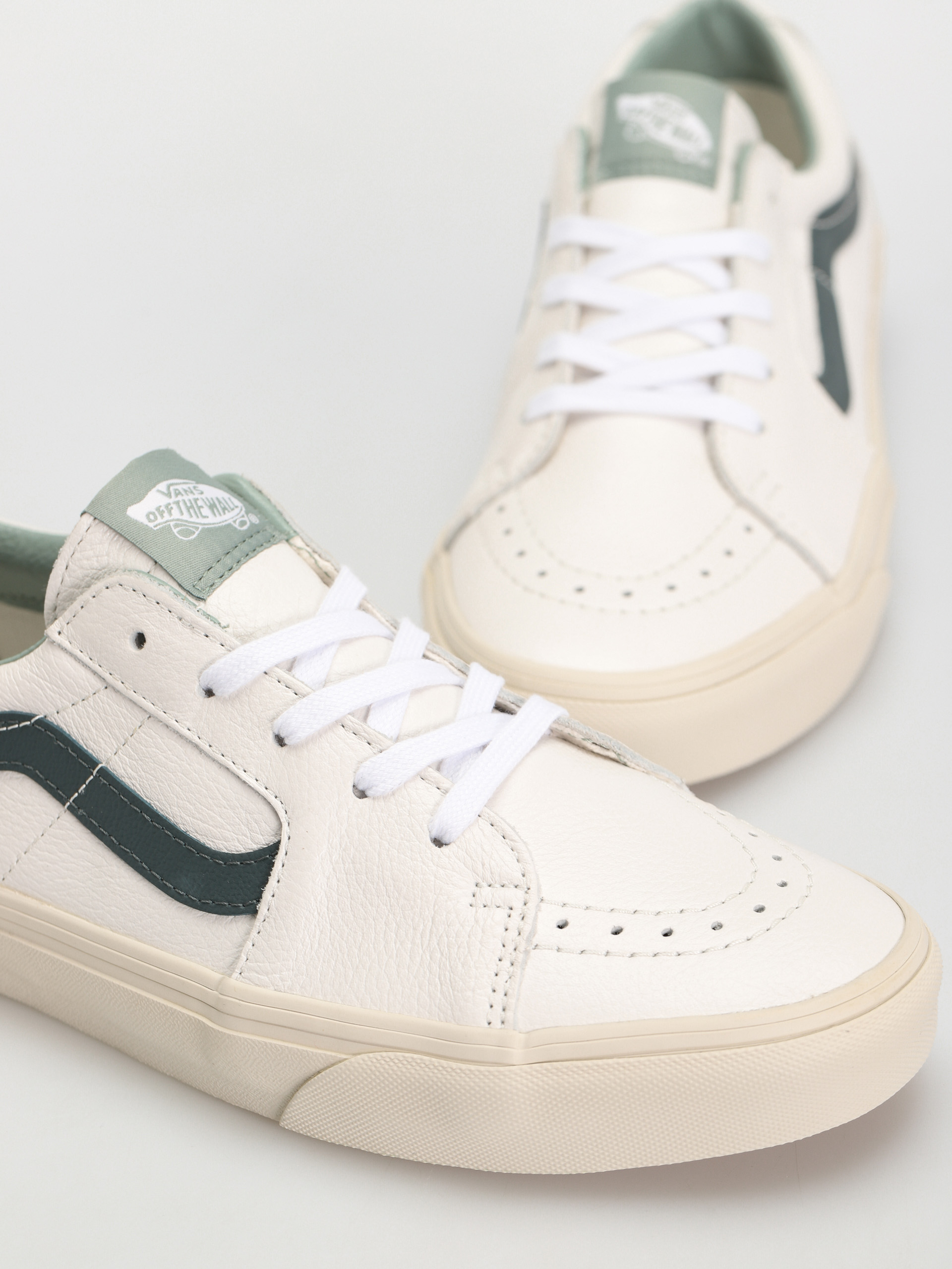 Pantofi Vans Sk8 Low (premium leather green gables)