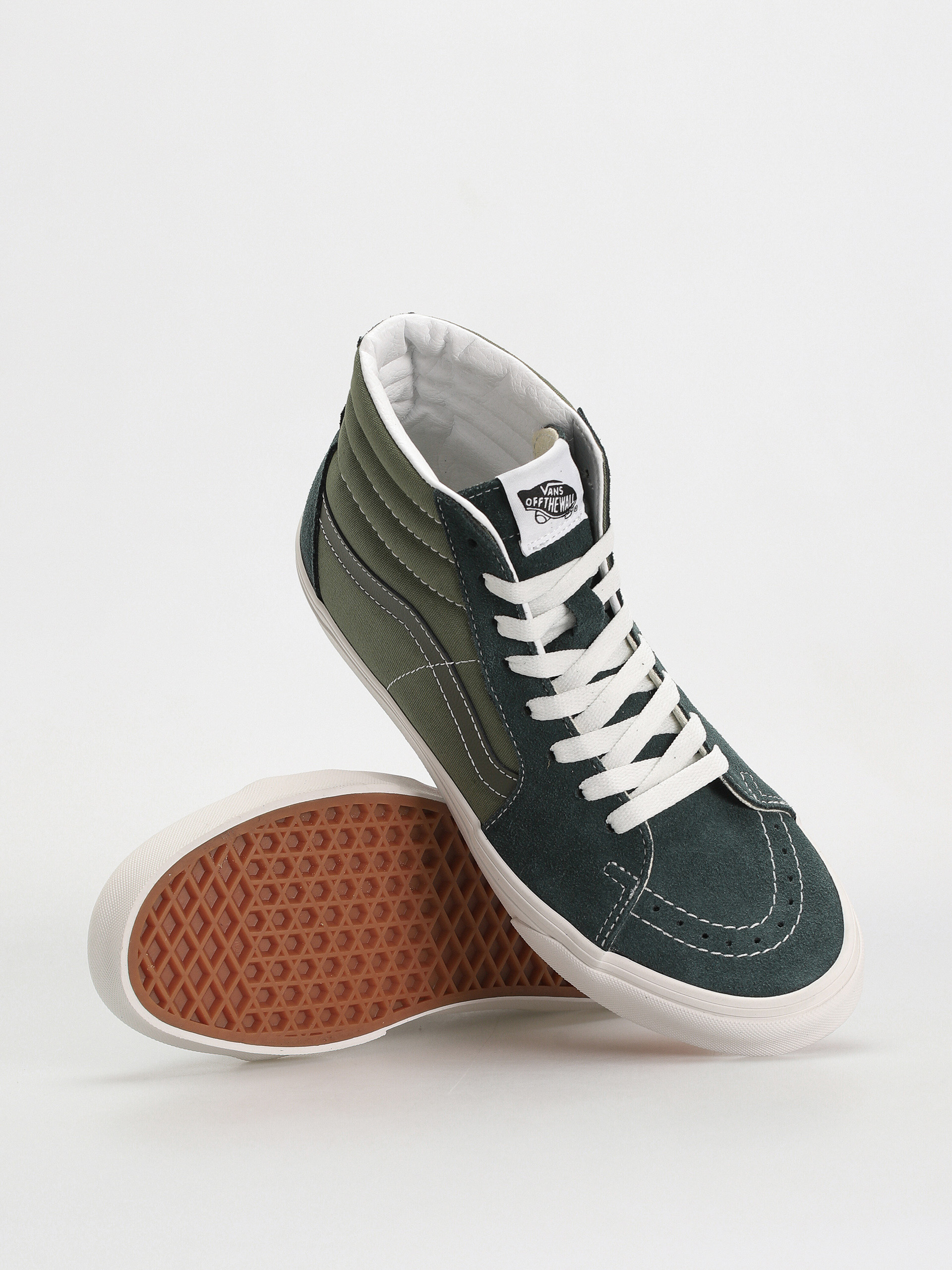 Pantofi Vans Sk8 Hi (tri-tone green)