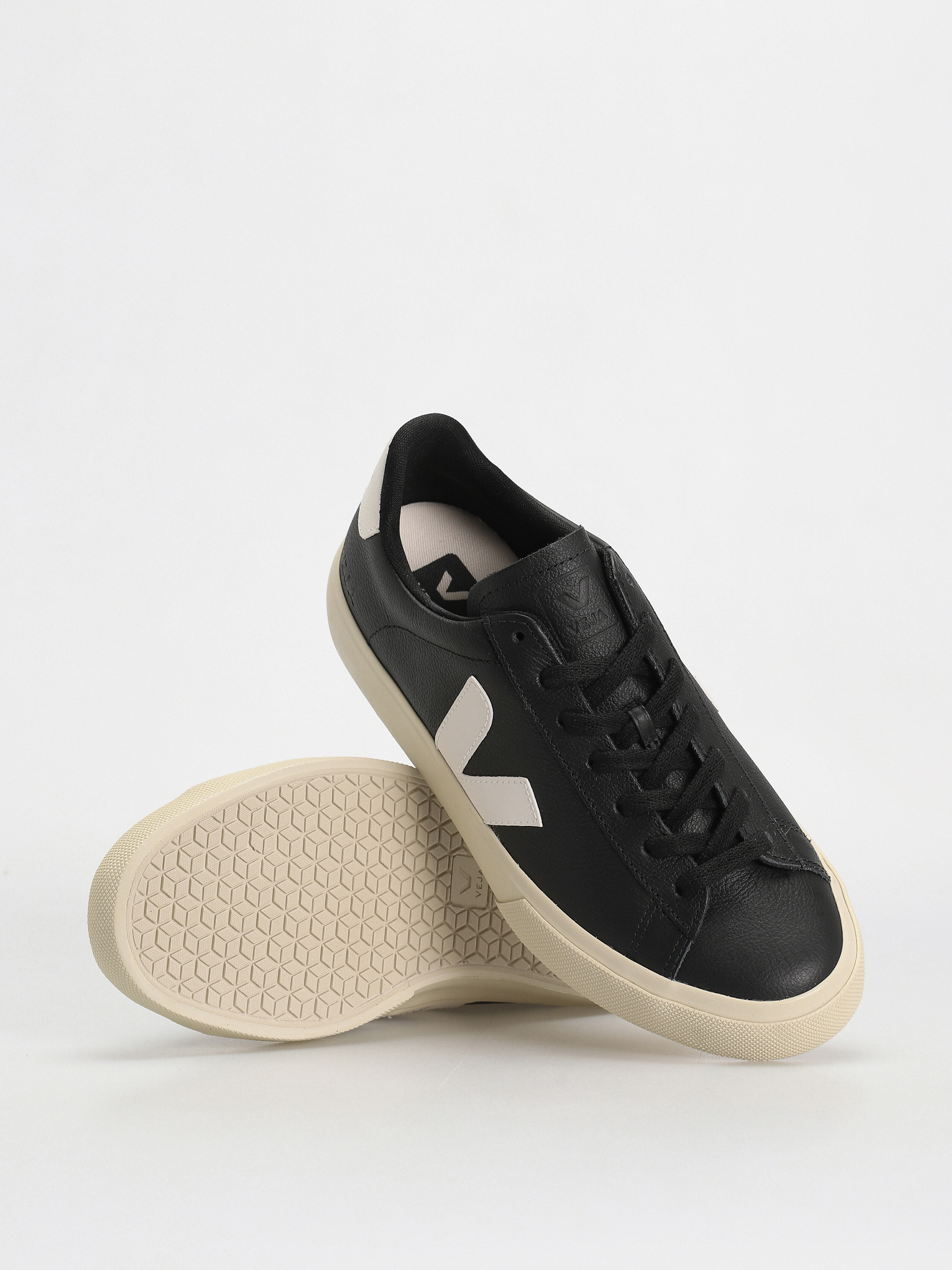Pantofi Veja Campo (black white)
